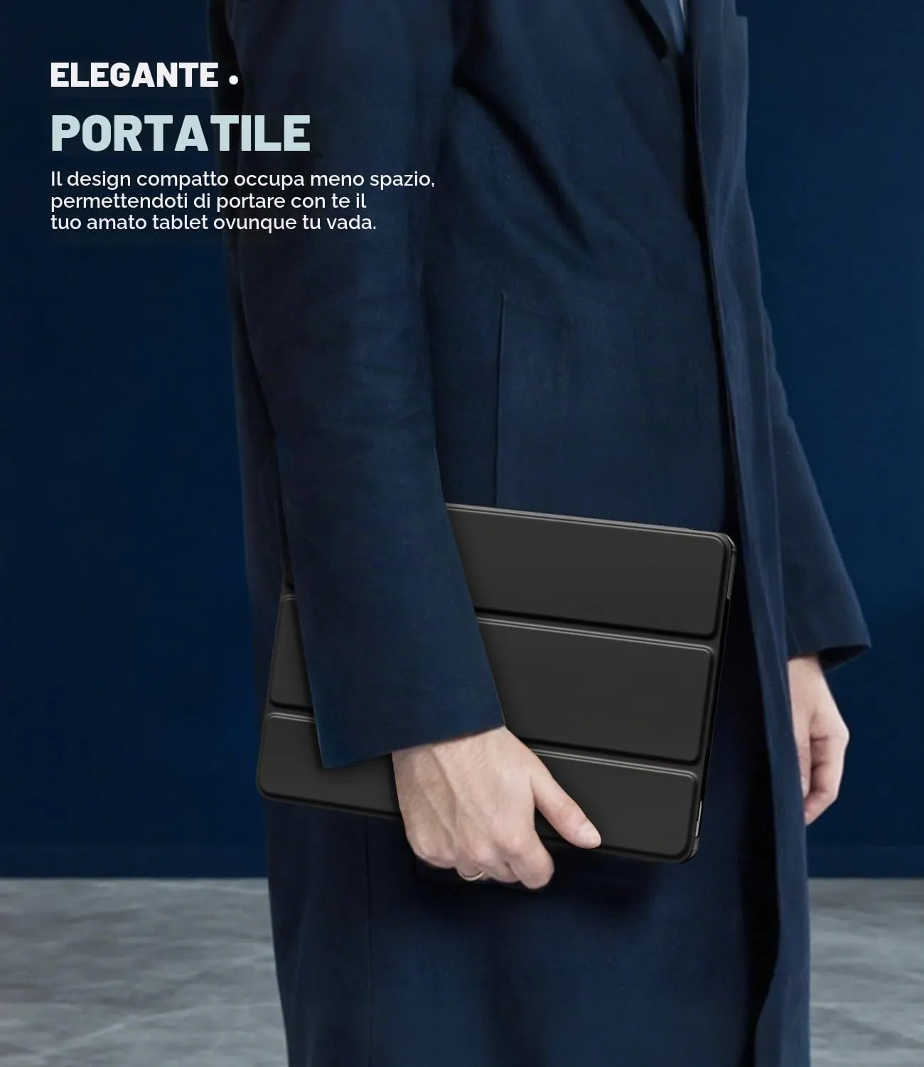 TiMOVO Cover per Xiaomi Redmi Pad 2 Pro / POCO Pad M1 12,1" 2025, Nero - immagine 7