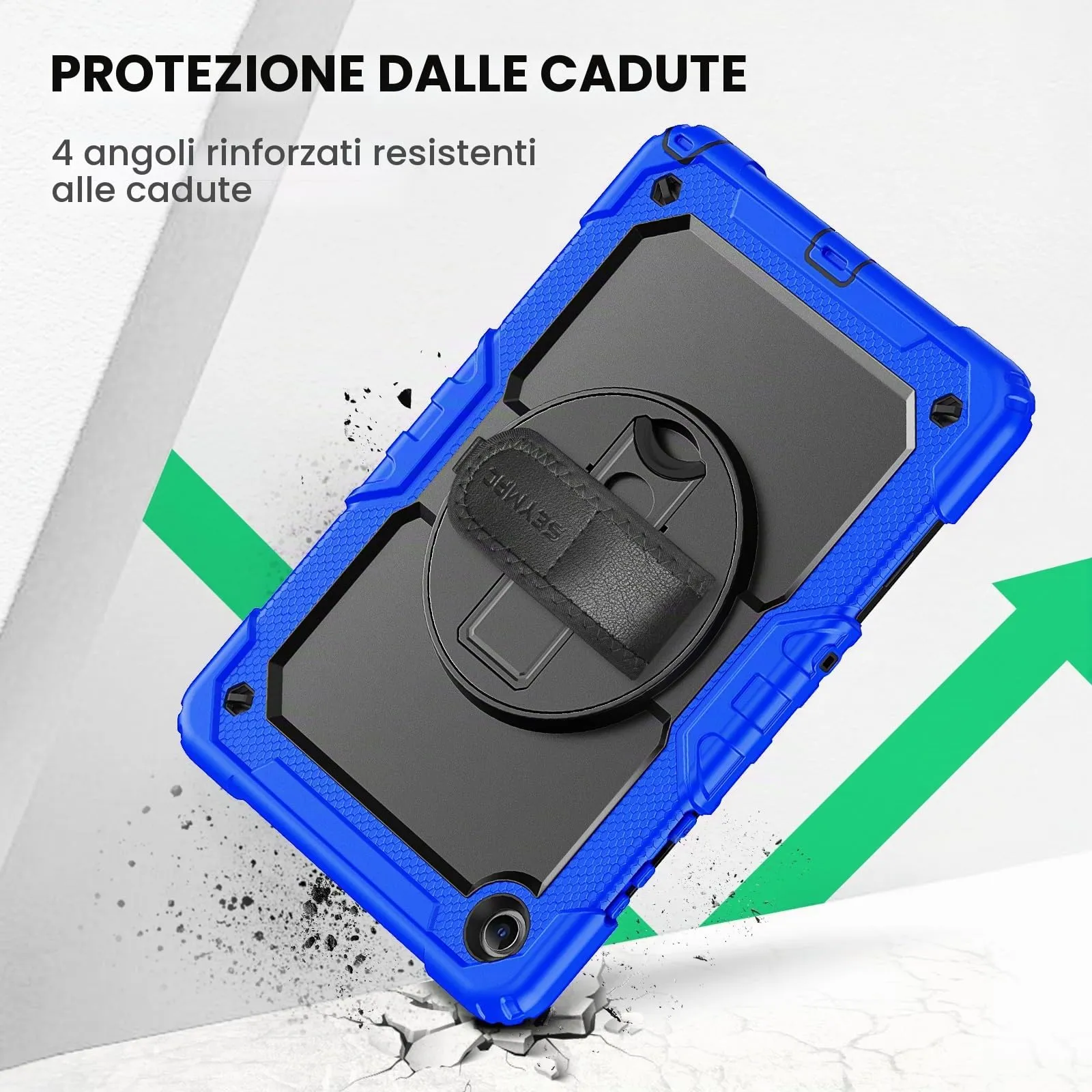 SEYMAC Cover per Samsung Galaxy Tab A11+/A11 Plus - 11 Pollici 2025, Blu - immagine 6