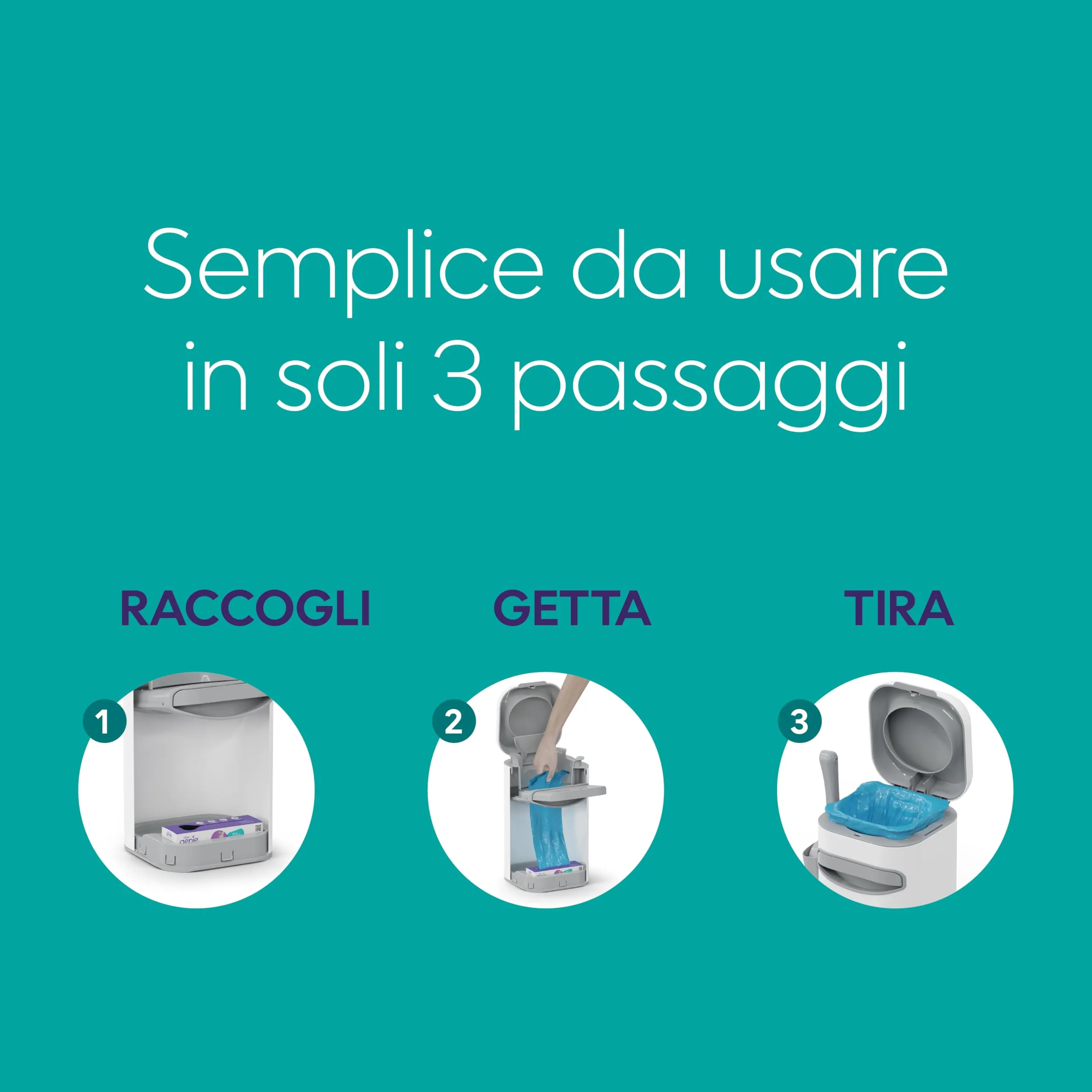Litter Genie LitterLocker by Litter Genie EasyRoll - Ricarica 3 mesi - immagine 5