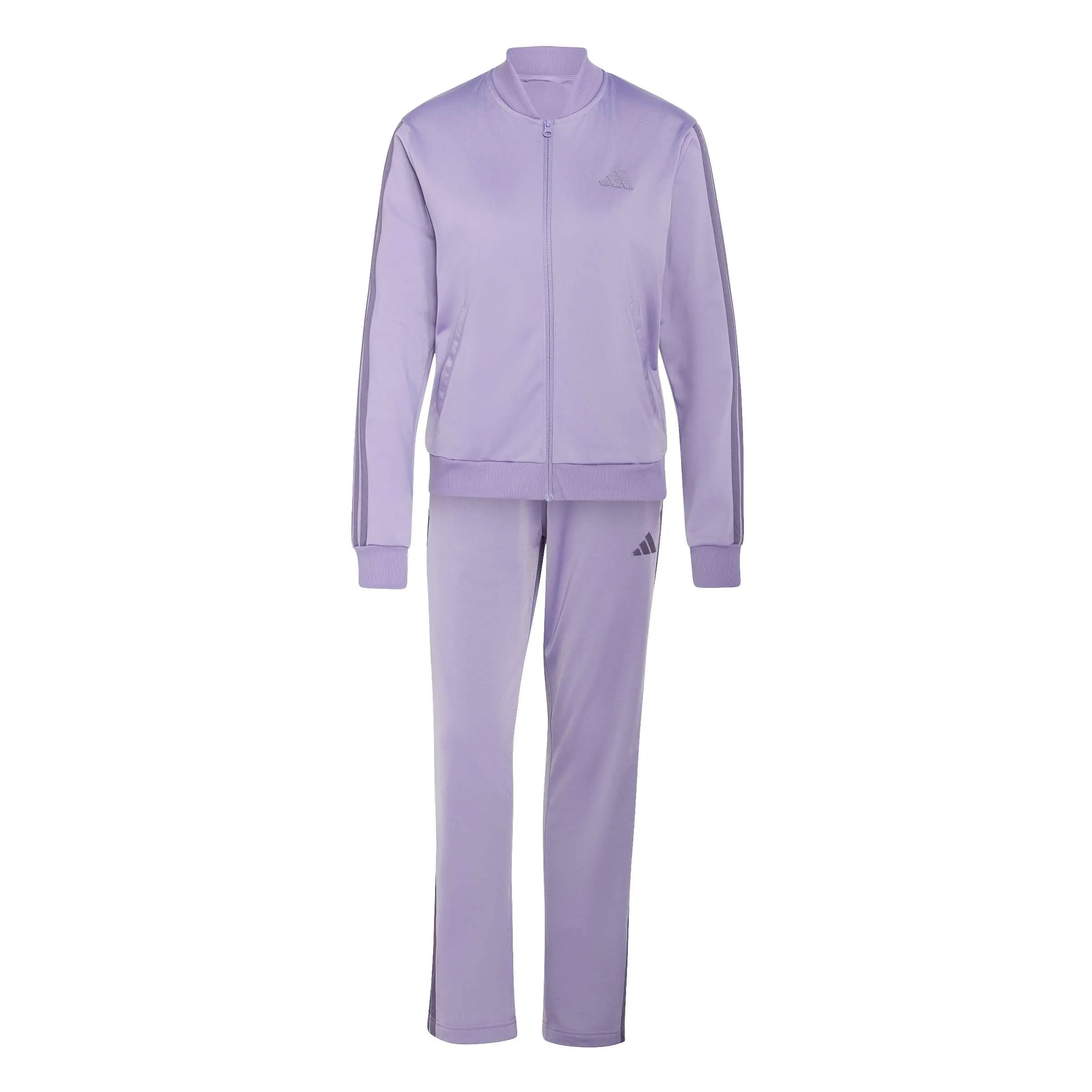 adidas Donna Essentials 3-Stripes Track Suit, Magic Lilac, XL - immagine 1