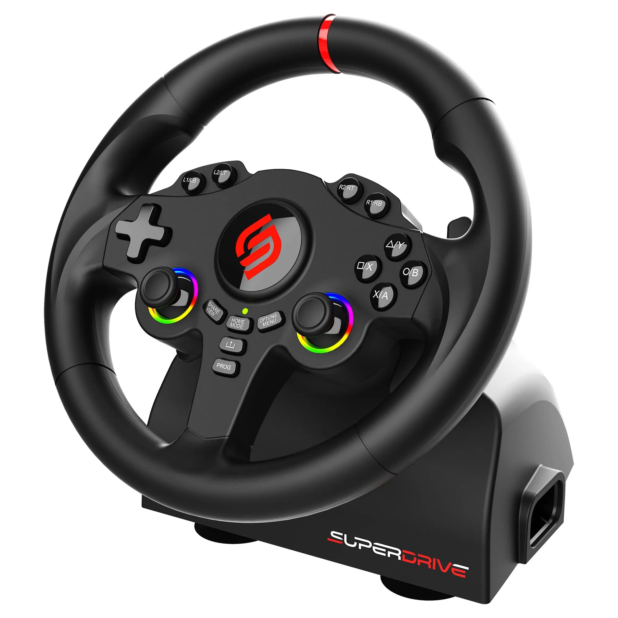 SUBSONIC - Volante Gaming 220 RS per PS4, Xbox, Switch 1 e 2, PC - Nero - immagine 11