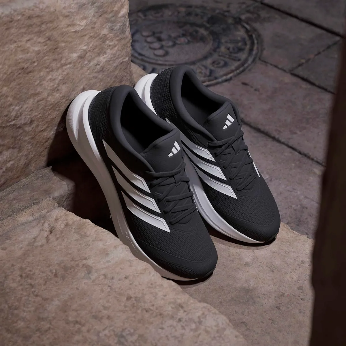 adidas Uomo Runfalcon 6 Shoes, Core Black/Ftwr White, 44 2/3 EU - immagine 2