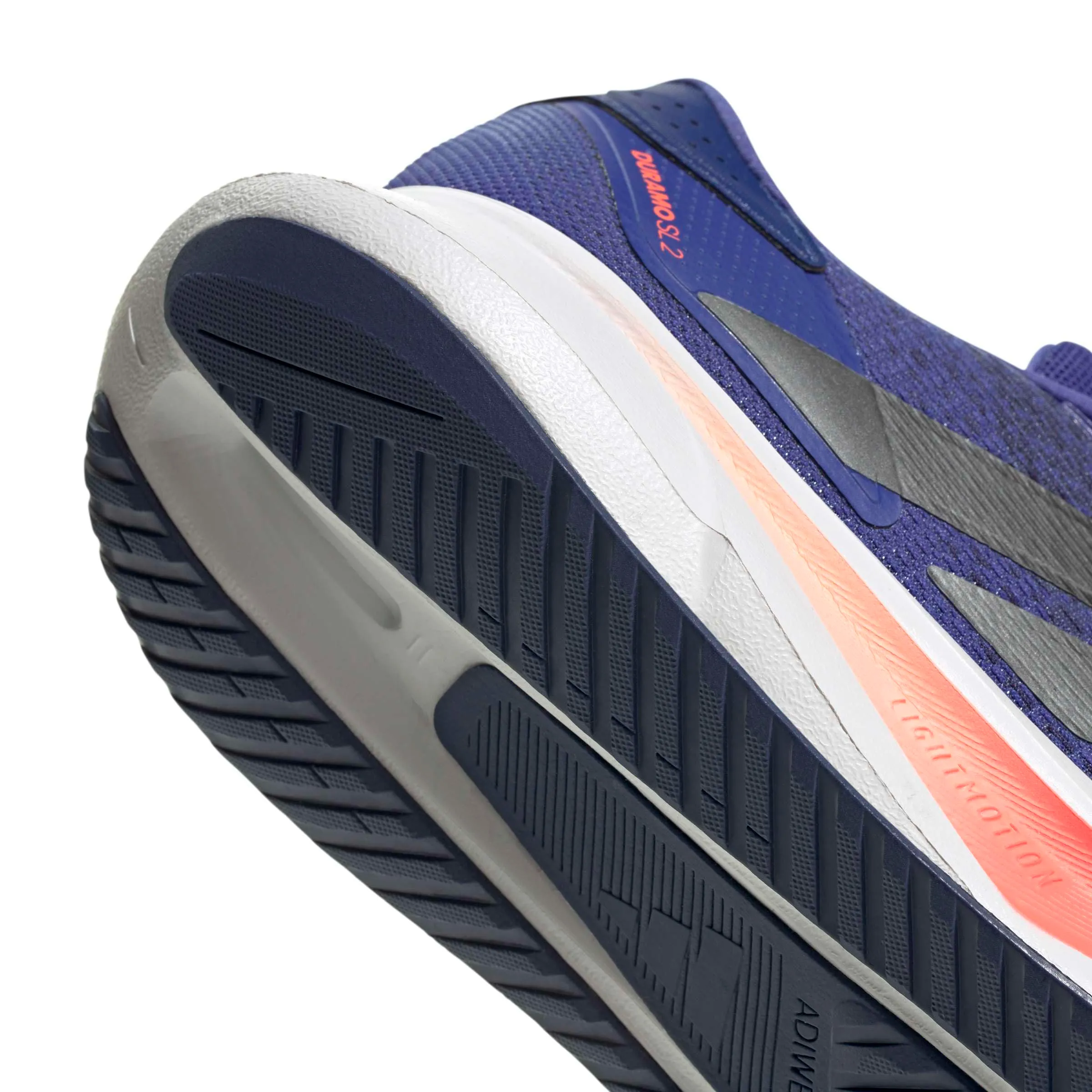 adidas Uomo Duramo SL 2 Running Shoes, Dual Indigo/Iron Met./Mystery Ink, 50 2/3 EU - immagine 4