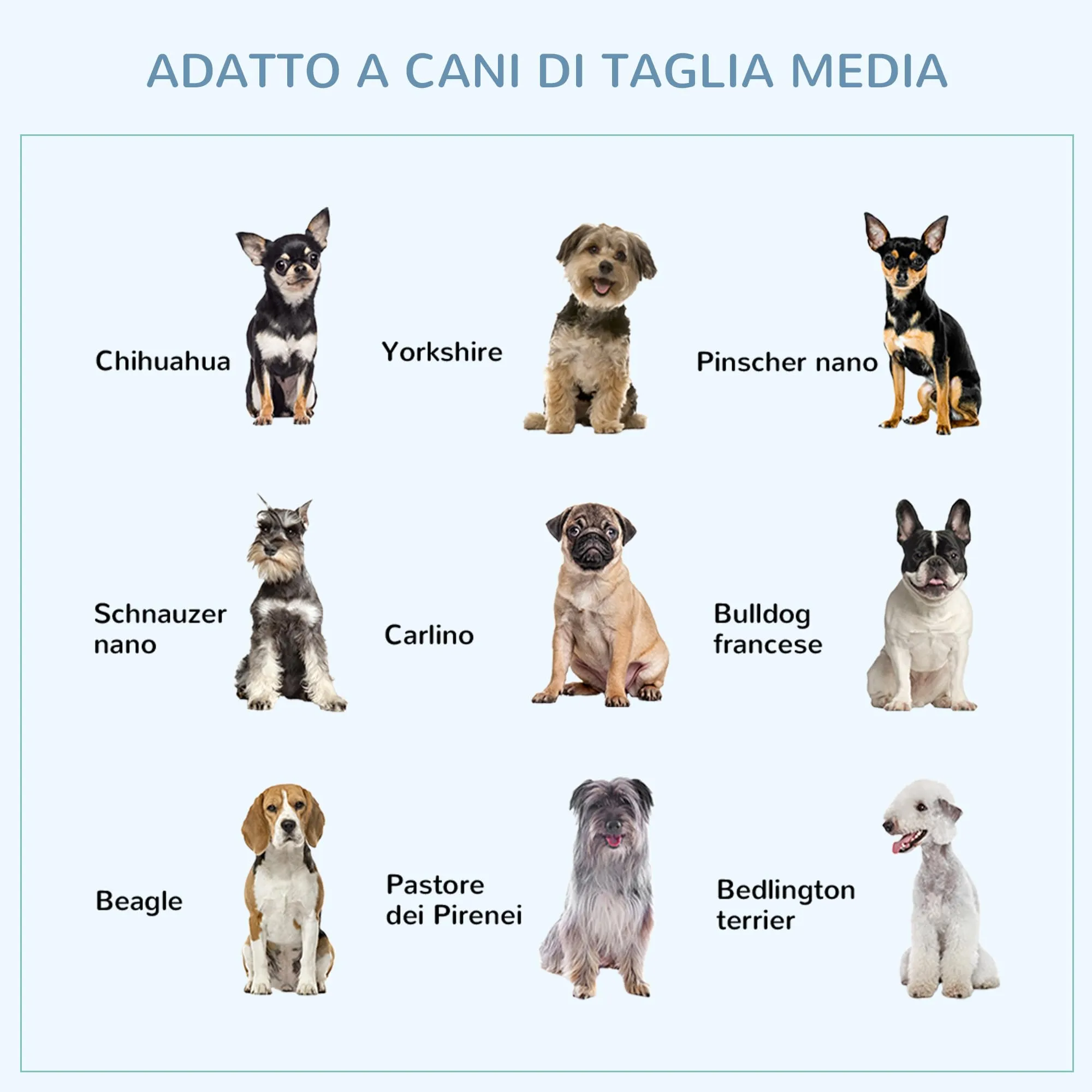 PawHut Kennel Gabbia per Cani Pieghevole, 94x58x69.5 cm, Grigio Scuro - immagine 8