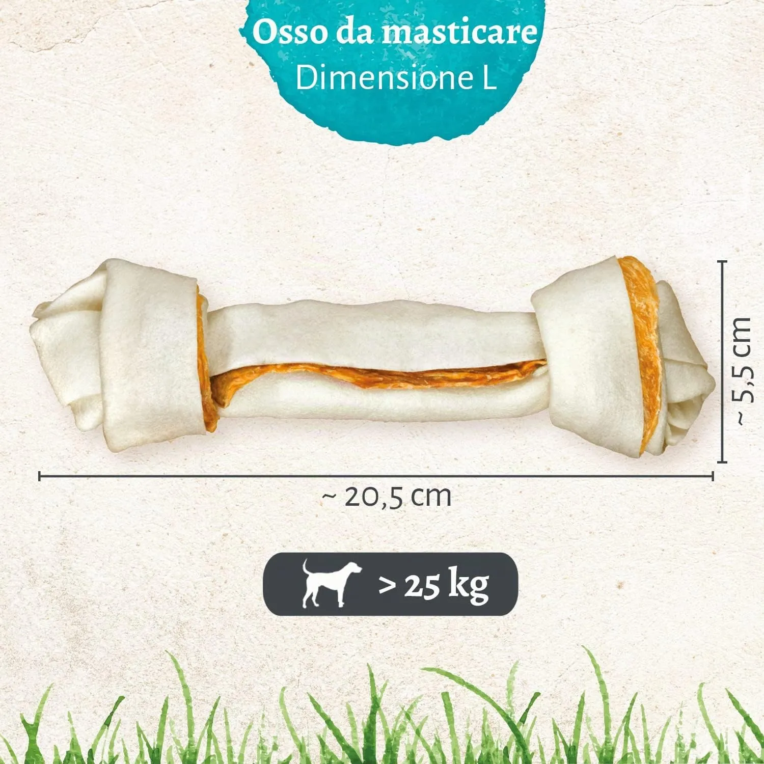 8in1 PRO Dental Bone L - Ossa masticabili per l'Igiene Orale - 1 Pezzo - immagine 5
