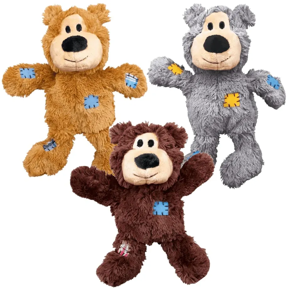 Kong Wild Knots Bears - Giocattoli per cani resistenti, taglia: S/M, confezione da 2 - immagine 2