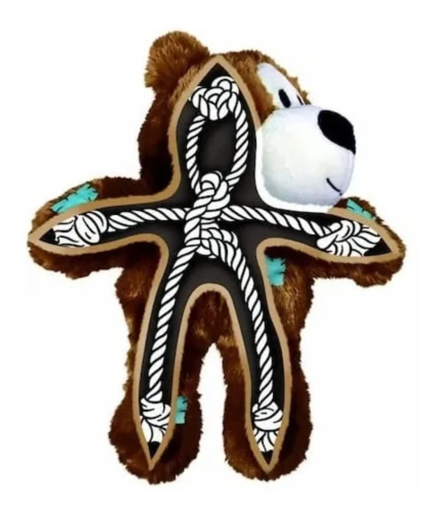 Kong Wild Knots Bears - Giocattoli per cani resistenti, taglia: S/M, confezione da 2 - immagine 4