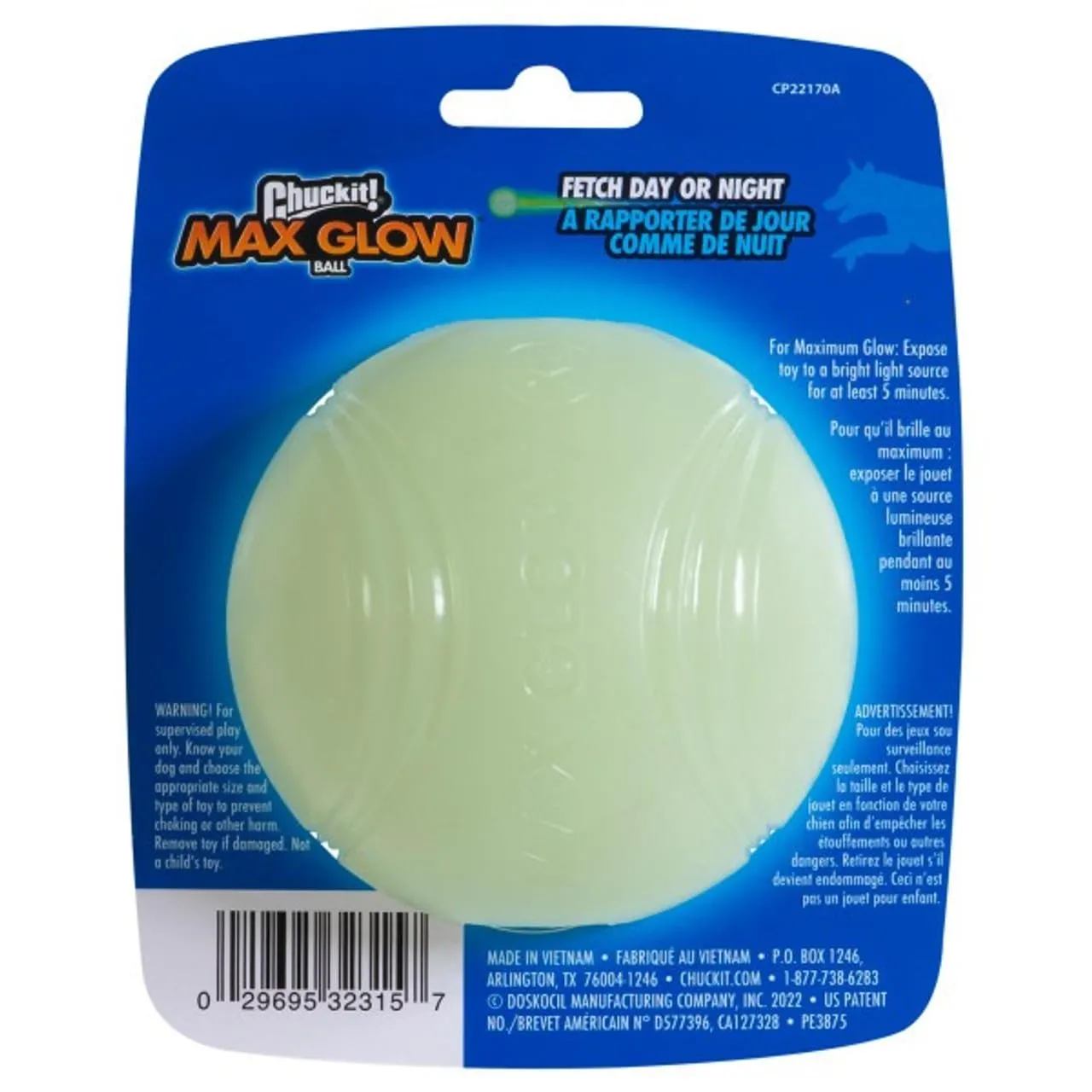Chuckit Max Glow Ball - immagine 2