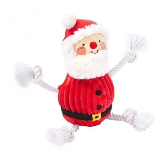 Pearhead Il vero giocattolo per cani di Babbo Natale, giocattolo natalizio per animali domestici, perfetto per le vacanze o regalo per il tuo cane, giocattolo interattivo in corda - immagine 8