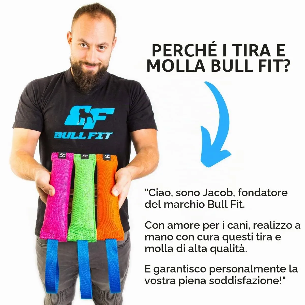 Bull Fit Manicotto per cani, con due fiocchi, 30 cm, verde - immagine 5