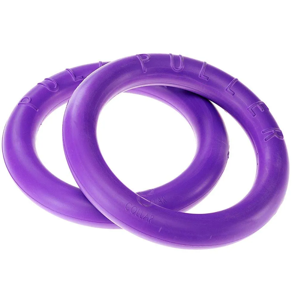 Ferplast Gioco Cane, Anello Addestramento Cani da Masticare, per Corsa, Salto, Tiro, Materiale Robusto Atossico, Galleggiante, PULLER STANDARD, Giochi per Cane, Set di 2 Anelli Fitness - immagine 1