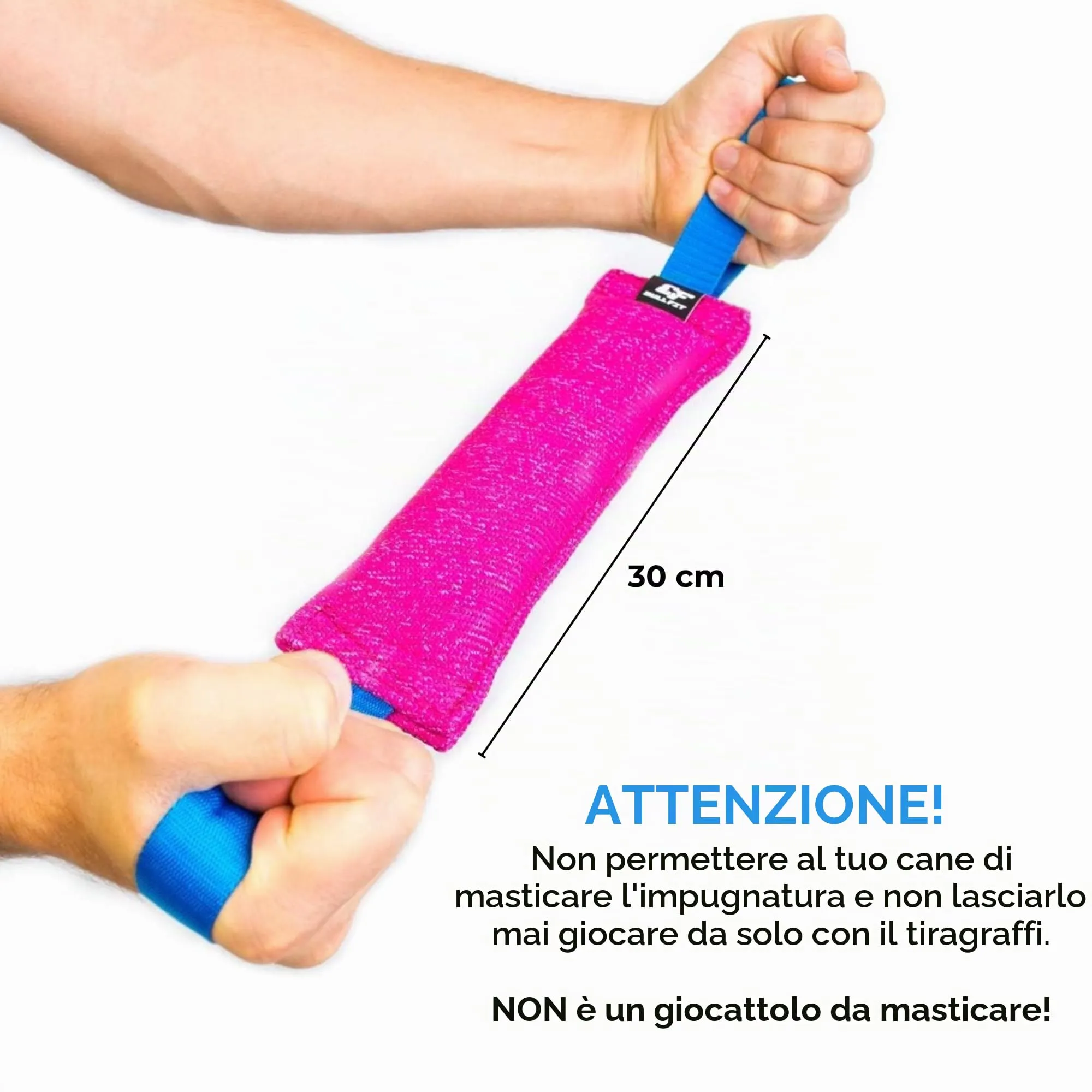 Bull Fit Manicotto per cani, con due fiocchi, 30 cm, rosa - immagine 4