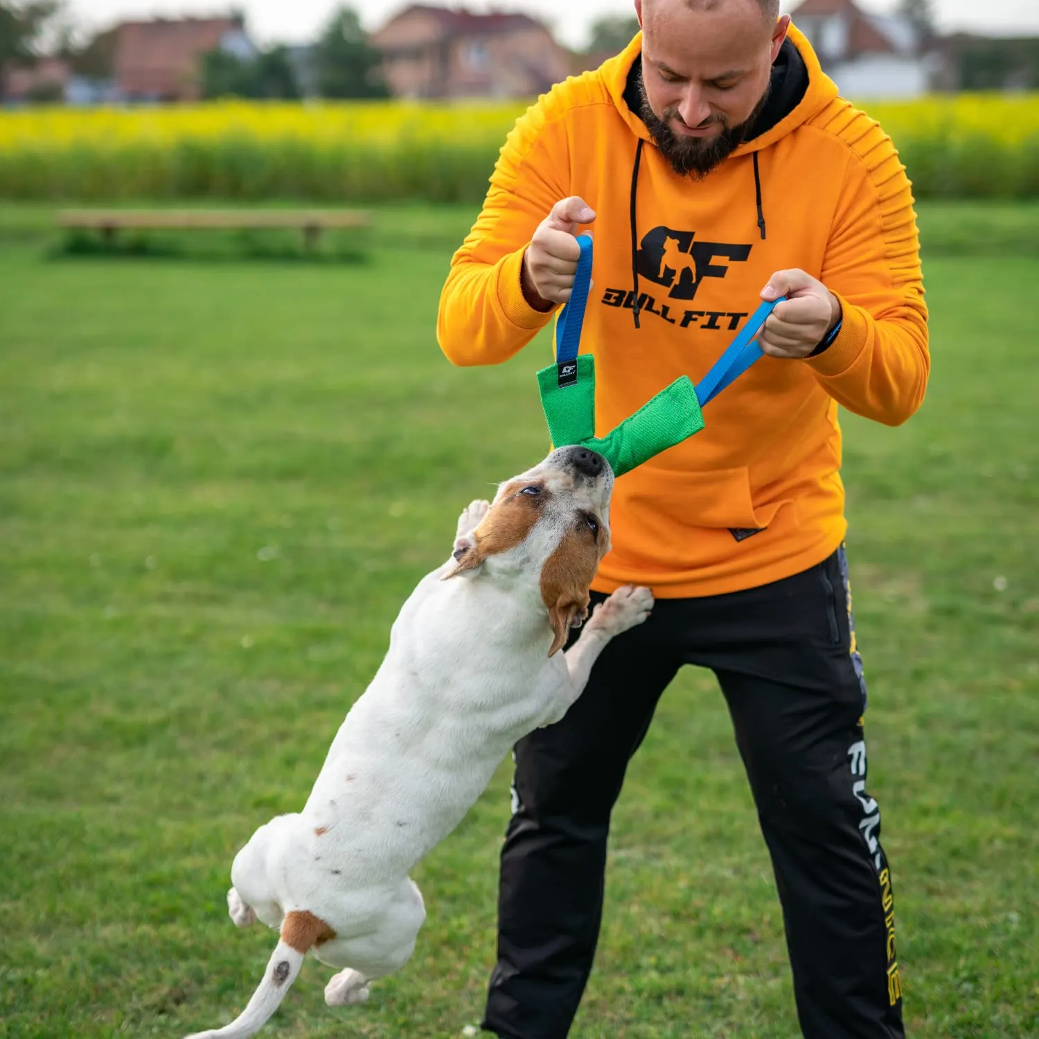 Bull Fit Manicotto per cani, con due fiocchi, 30 cm, rosa - immagine 6