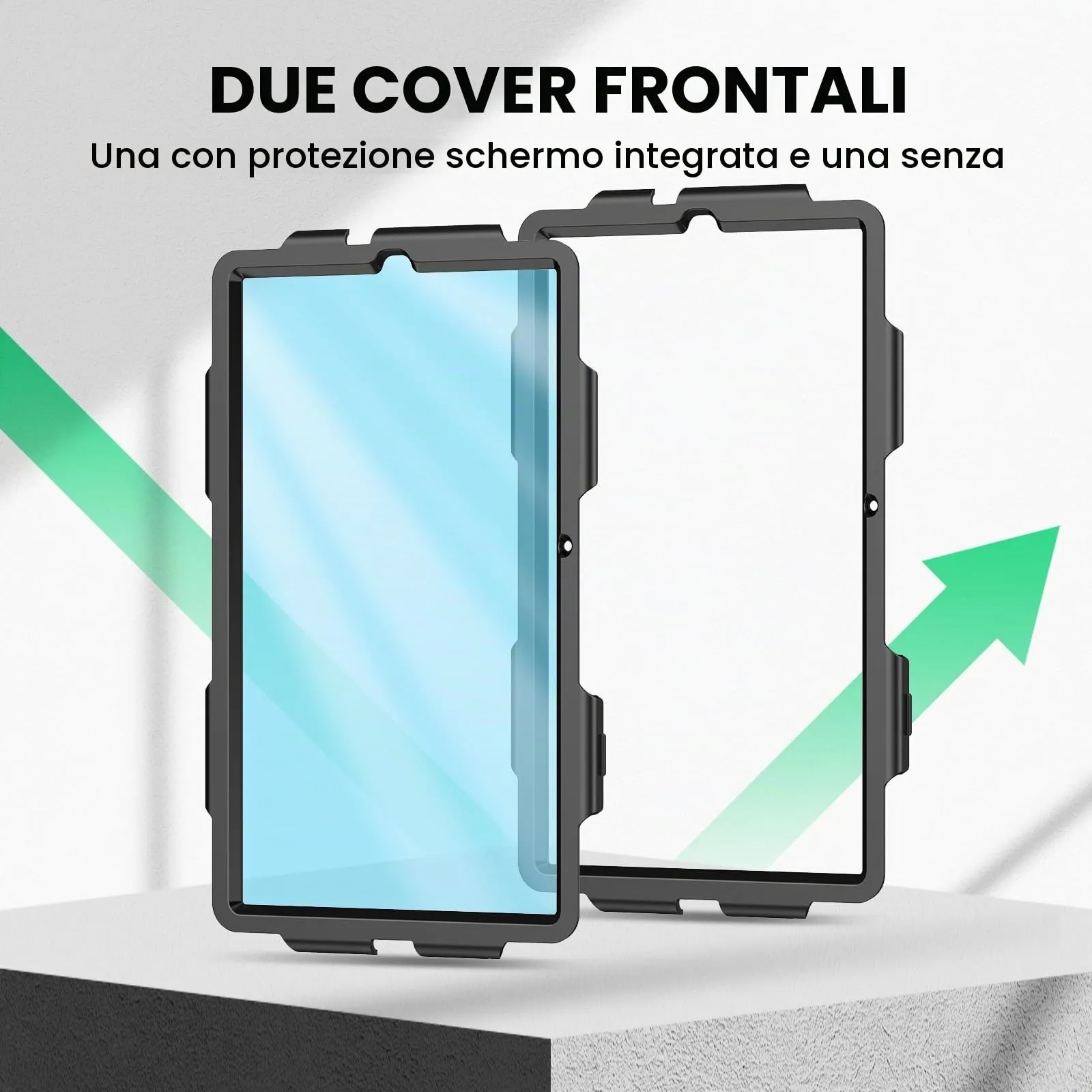 SEYMAC Cover per Samsung Galaxy Tab S6 Lite (10,4" 2024/2022/2020), Nero - immagine 8
