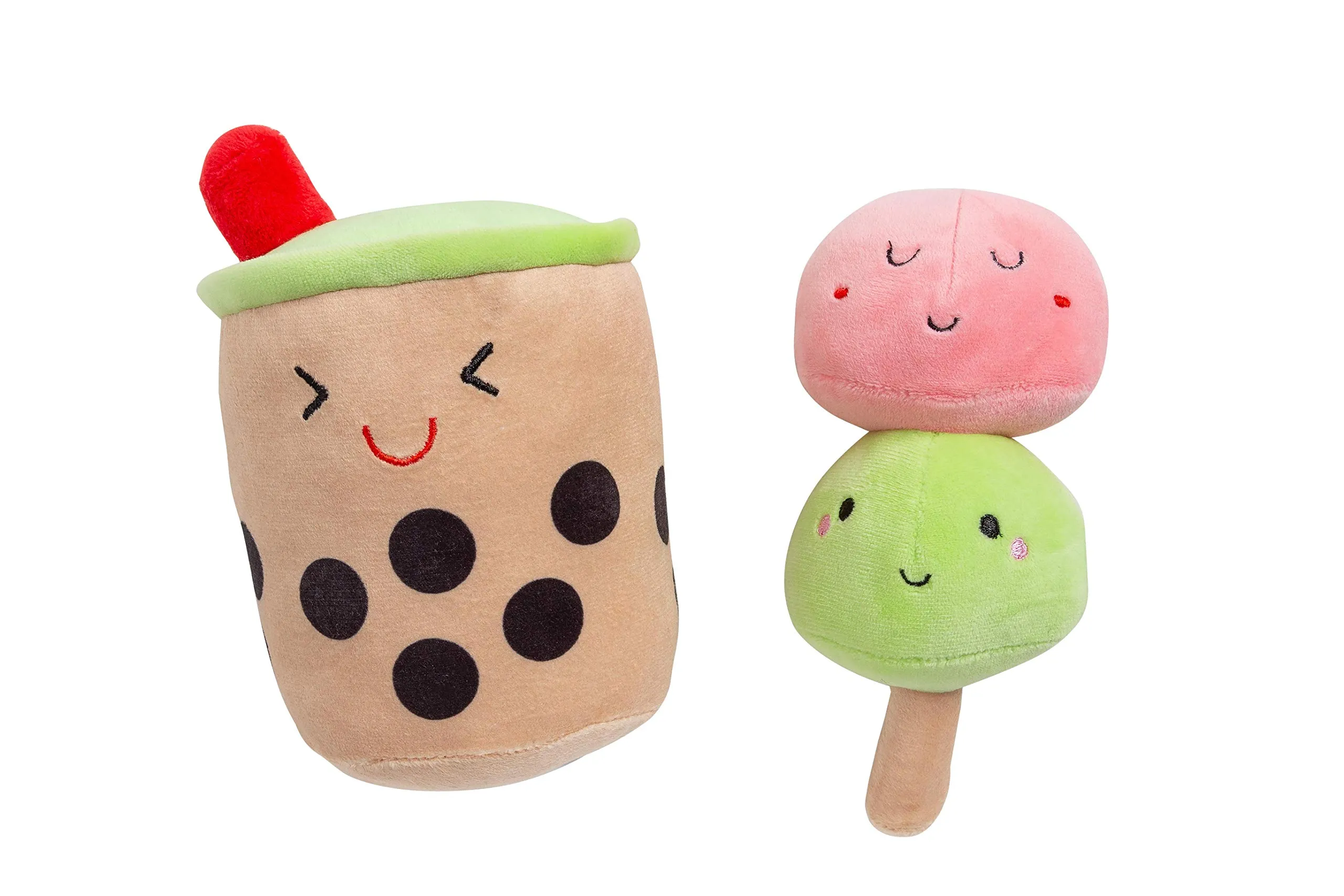 Pearhead Peluche per animali domestici, con bolle di tè, giocattoli morbidi interattivi, regalo per genitori di animali domestici, set da 2 - immagine 1