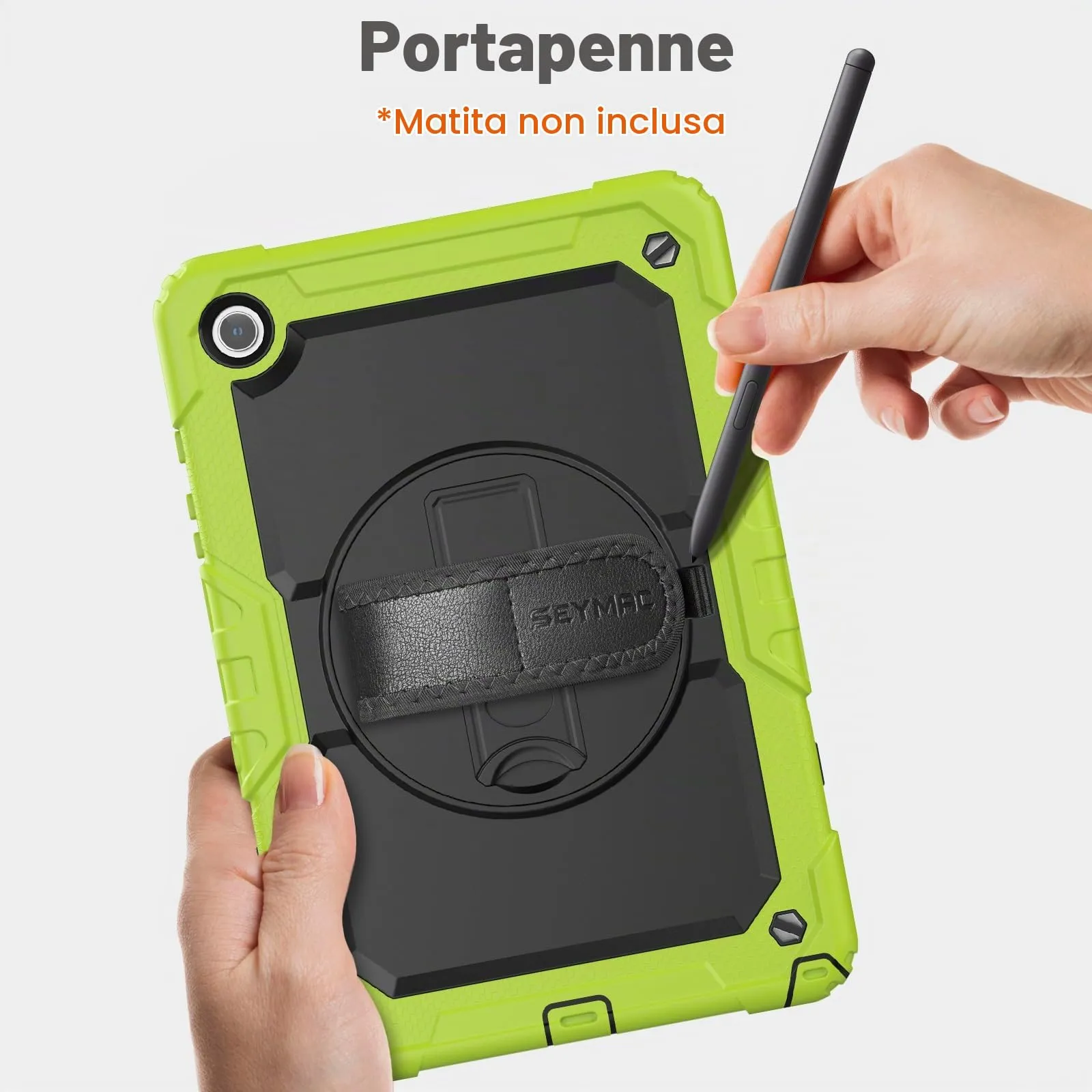 SEYMAC Cover per Samsung Galaxy Tab A9+ / A9 Plus - 11 Pollici 2023, Verde - immagine 7