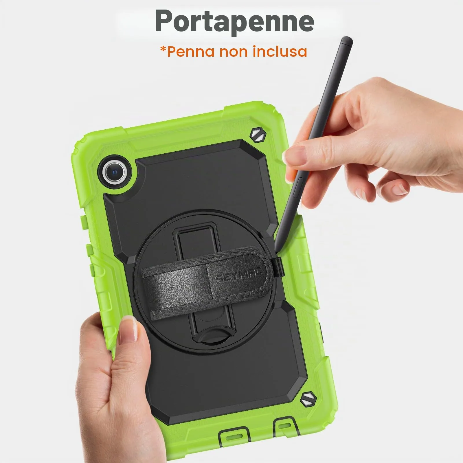 SEYMAC Cover per Samsung Galaxy Tab A9-8,7 Pollici 2023, Verde - immagine 7