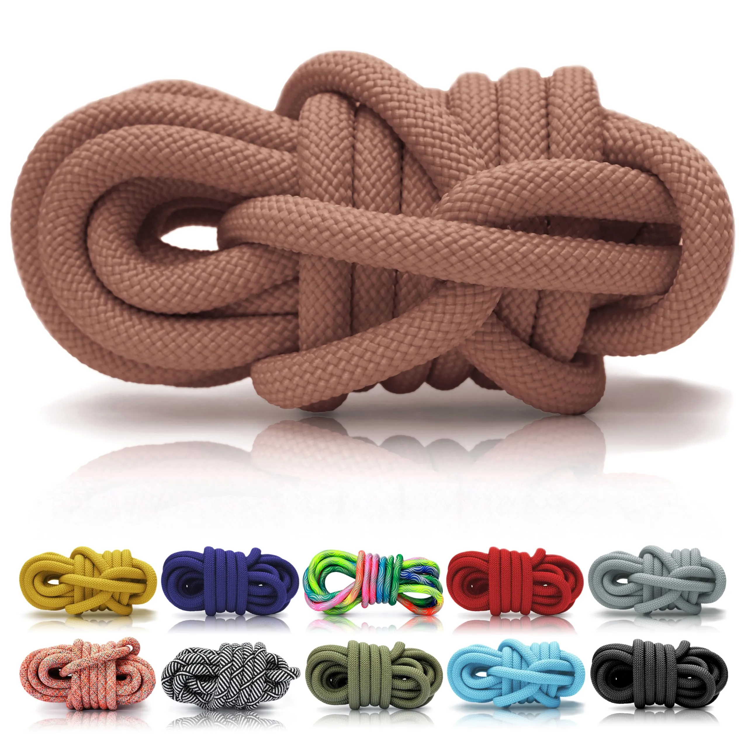 Ganzoo corda PPM intrecciata 5 m, diametro 10 mm, polipropilene multifilamento Duskypink, fune per nodi, intrecci e avvolgimenti, ideale come materiale per guinzaglio per cani e collare personalizzato - immagine 1