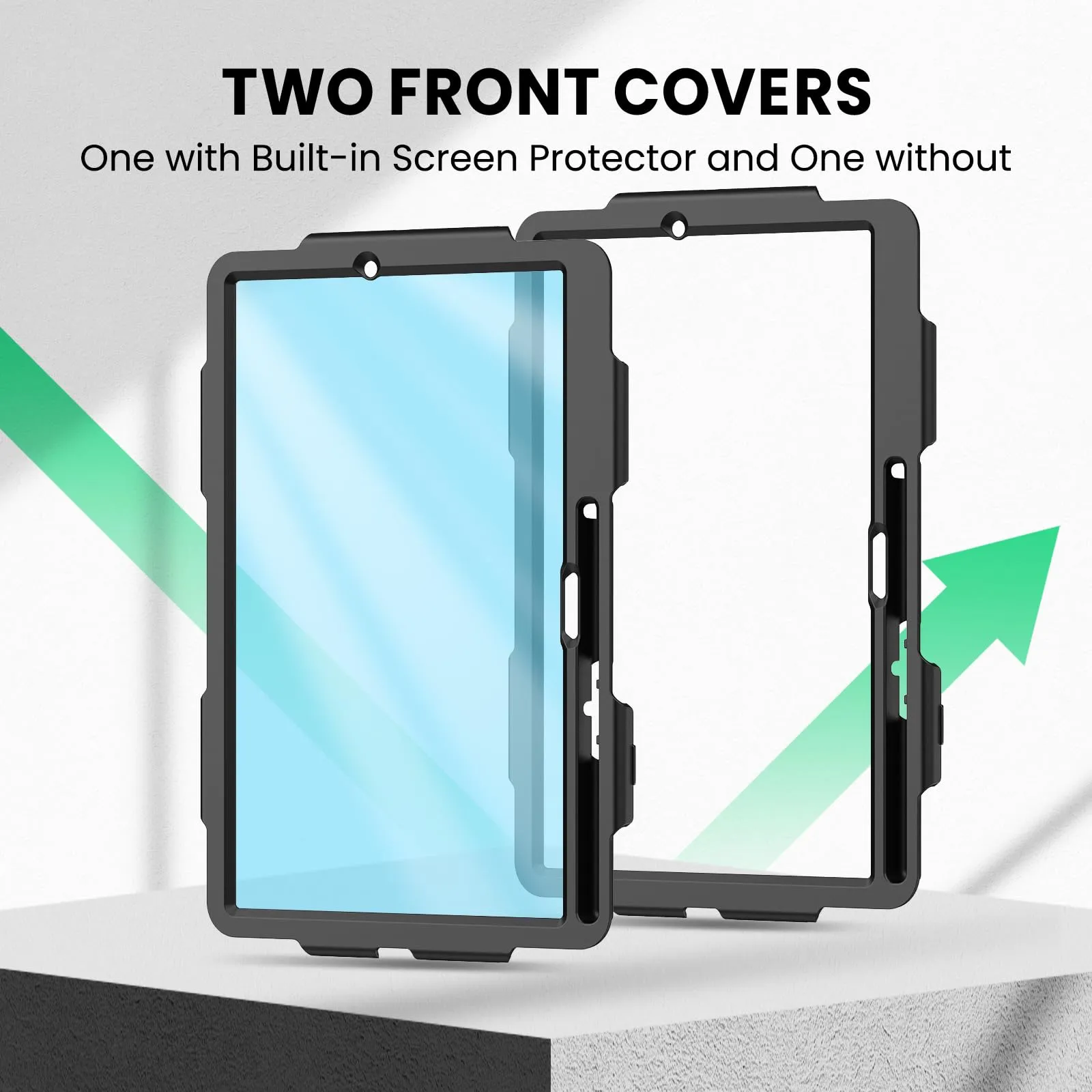 SEYMAC Cover per Samsung Galaxy Tab S11-11 Pollici 2025, Verde - immagine 8