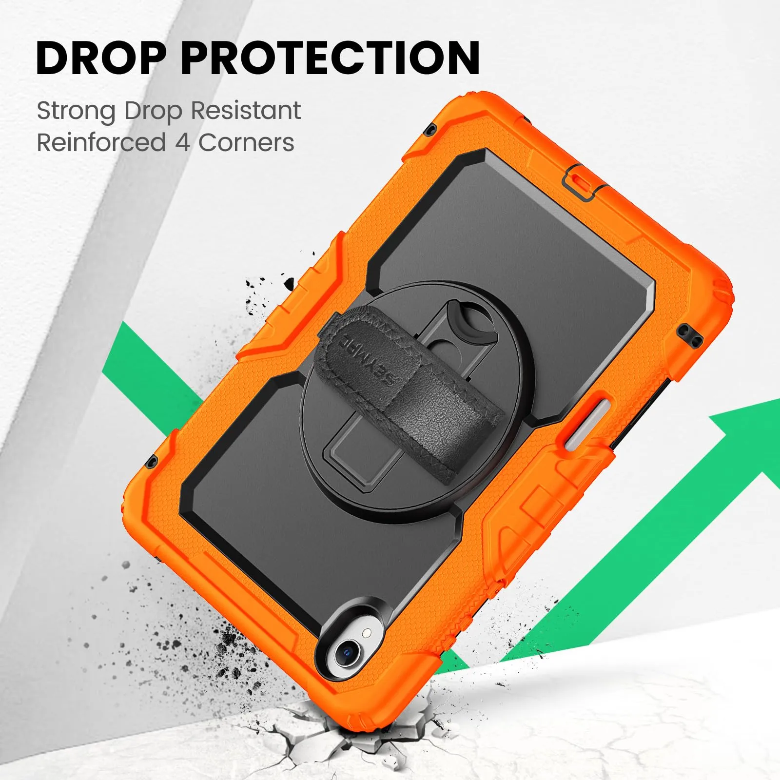 SEYMAC Cover per Samsung Galaxy Tab S11-11 Pollici 2025, Arancione - immagine 7