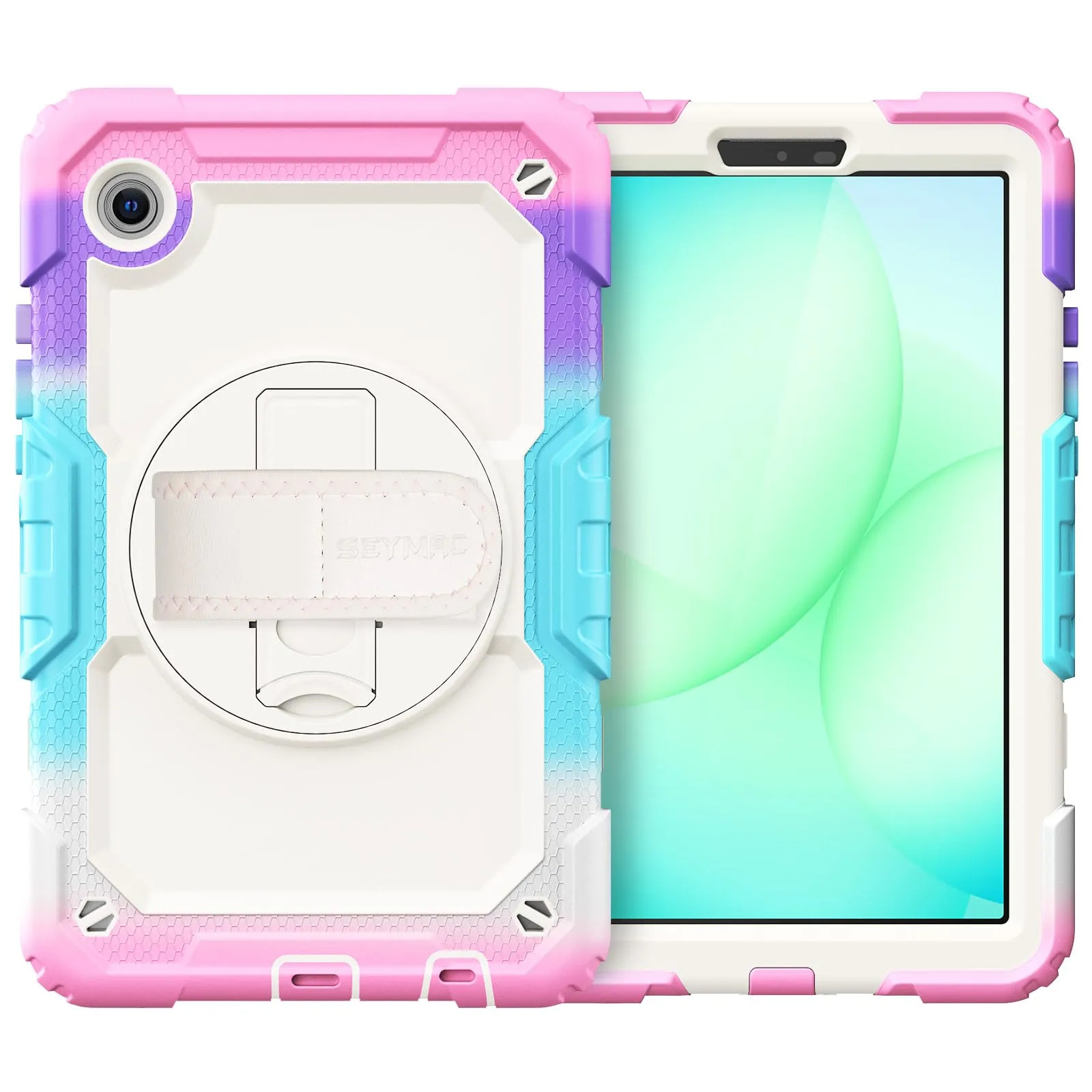SEYMAC Cover per Samsung Galaxy Tab A11/A9-8,7 Pollici 2025/2023, Rosa - immagine 9