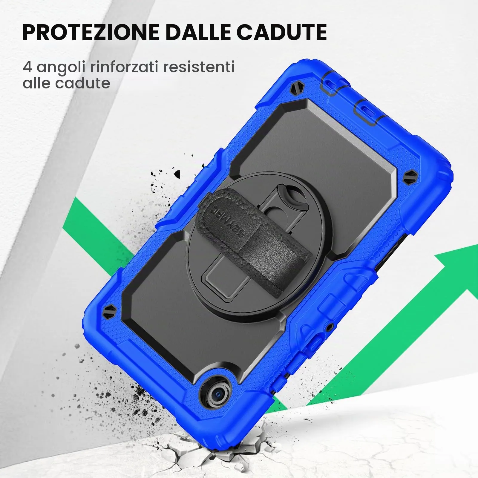 SEYMAC Cover per Samsung Galaxy Tab A11/A9-8,7 Pollici 2025/2023, Blu - immagine 6