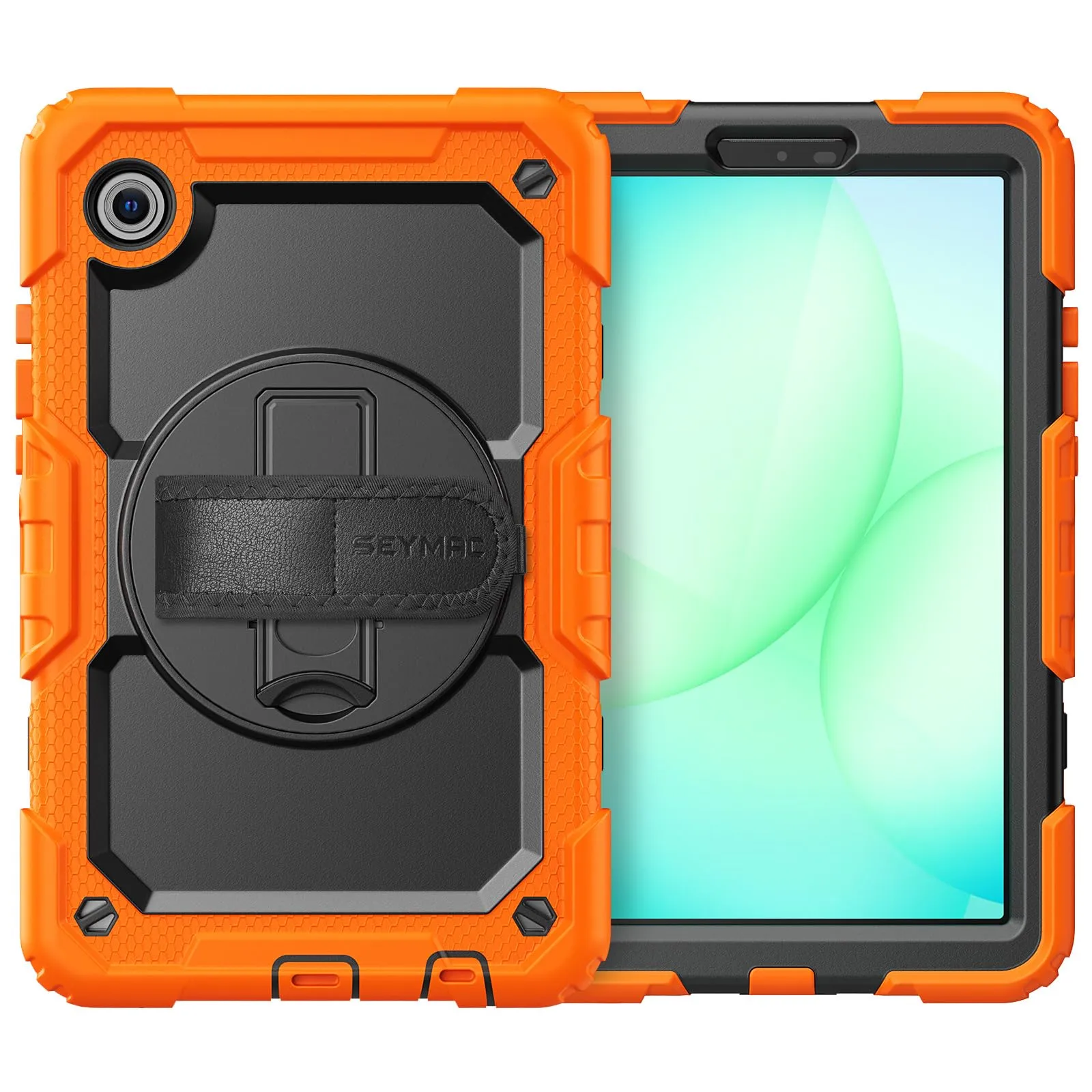 SEYMAC Cover per Samsung Galaxy Tab A11/A9 8,7 Pollici 2025/2023, Arancione - immagine 9