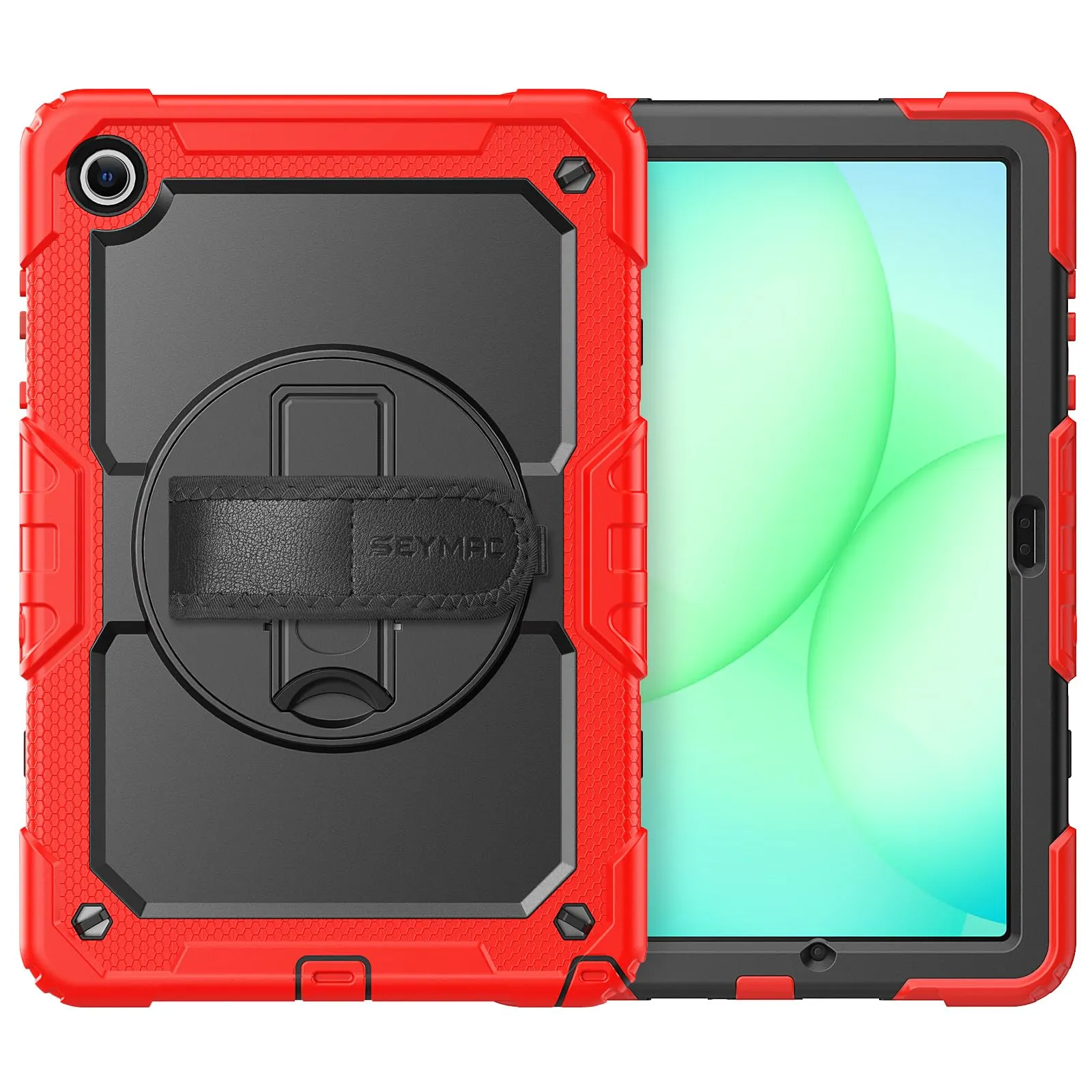 SEYMAC Cover per Samsung Galaxy Tab A11+/A11 Plus - 11 Pollici 2025, Rosso - immagine 9