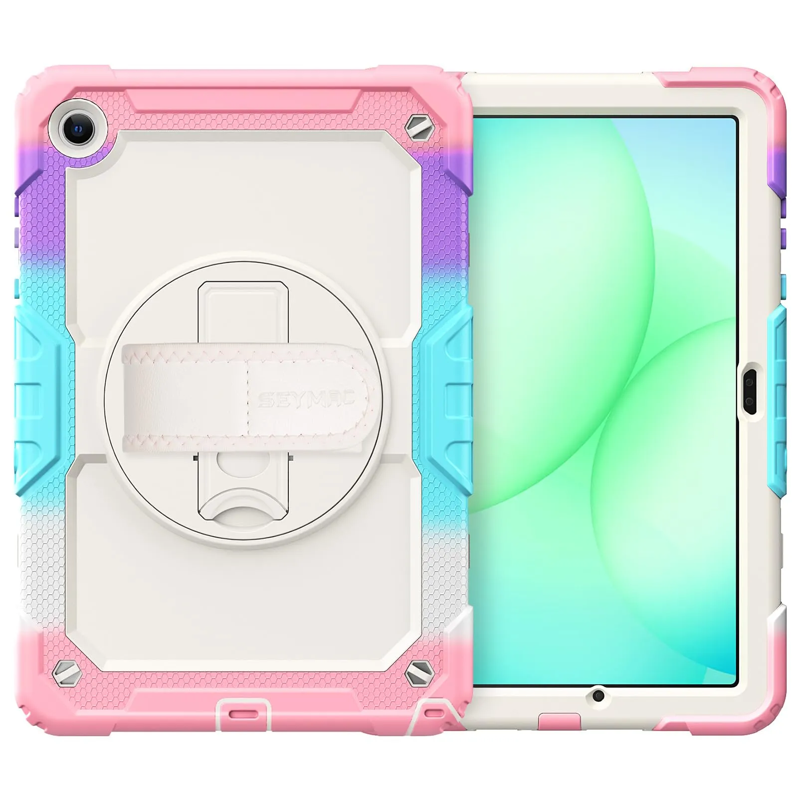 SEYMAC Cover per Samsung Galaxy Tab A11+/A11 Plus - 11 Pollici 2025, Rosa - immagine 9
