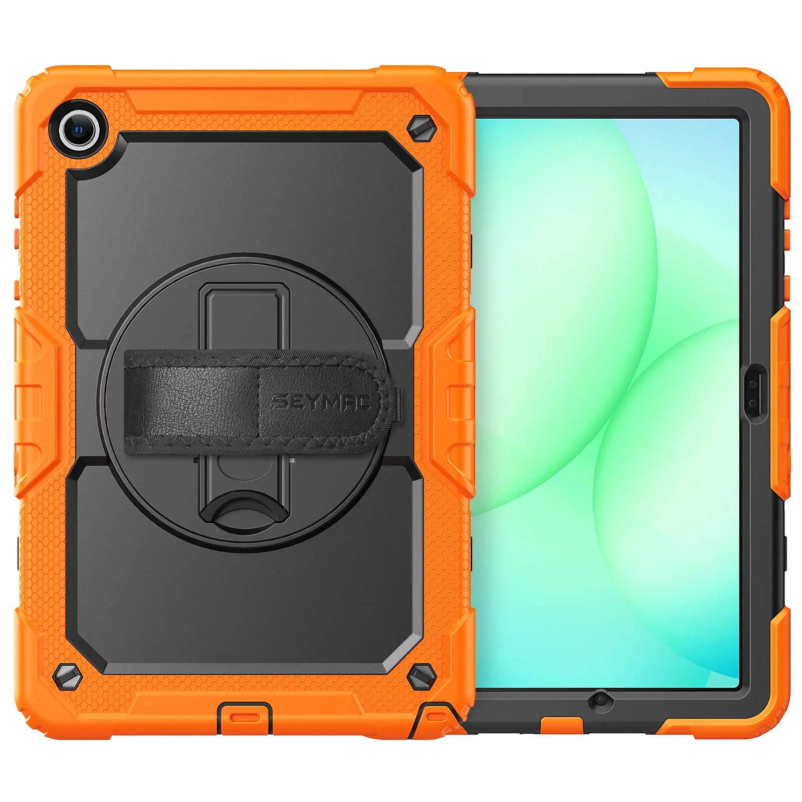SEYMAC Cover per Samsung Galaxy Tab A11+ Plus - 11 Pollici 2025, Arancione - immagine 9