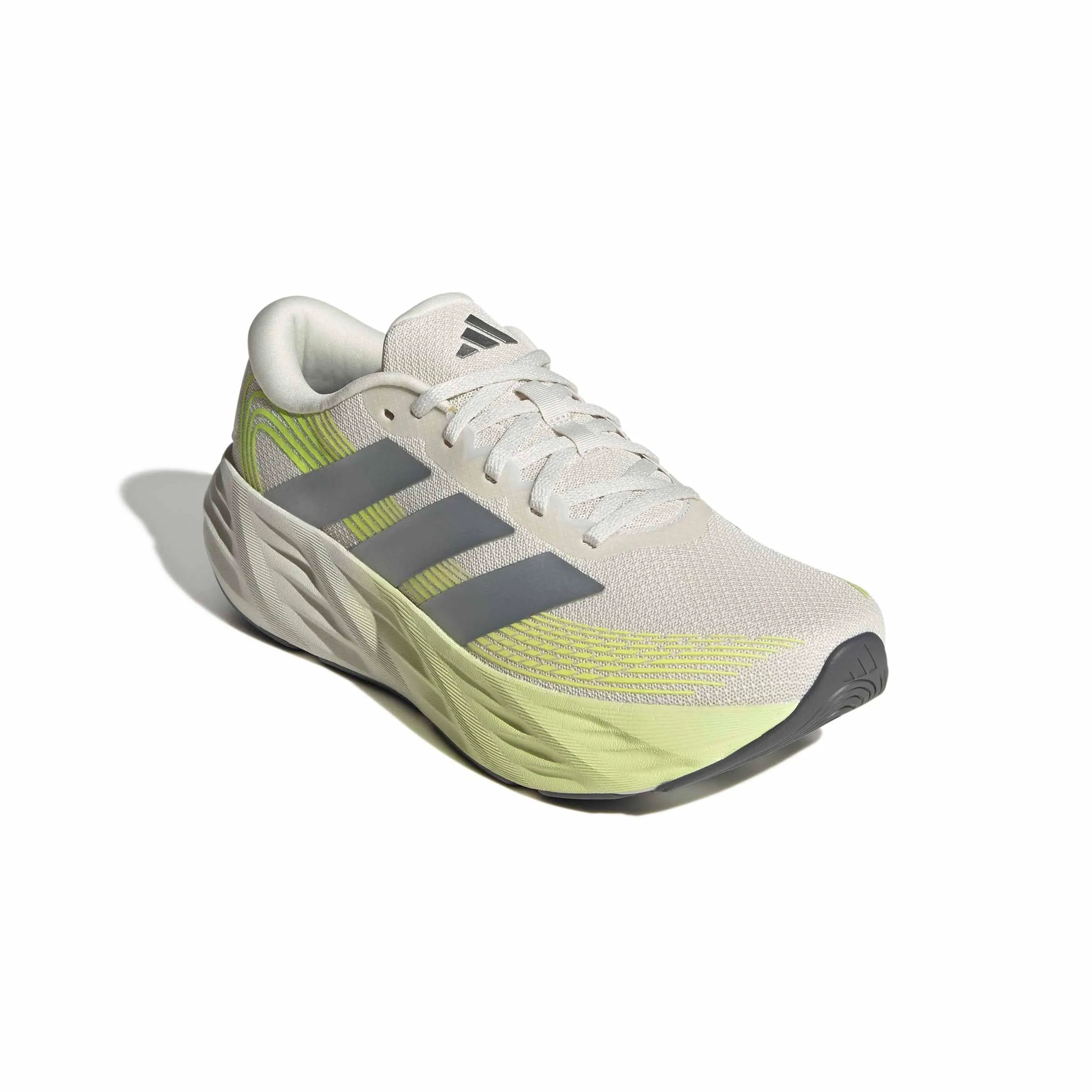 adidas Uomo Galaxy 8 Running Shoes, White Tint/Grey Five/Signal Green, 50 EU - immagine 3