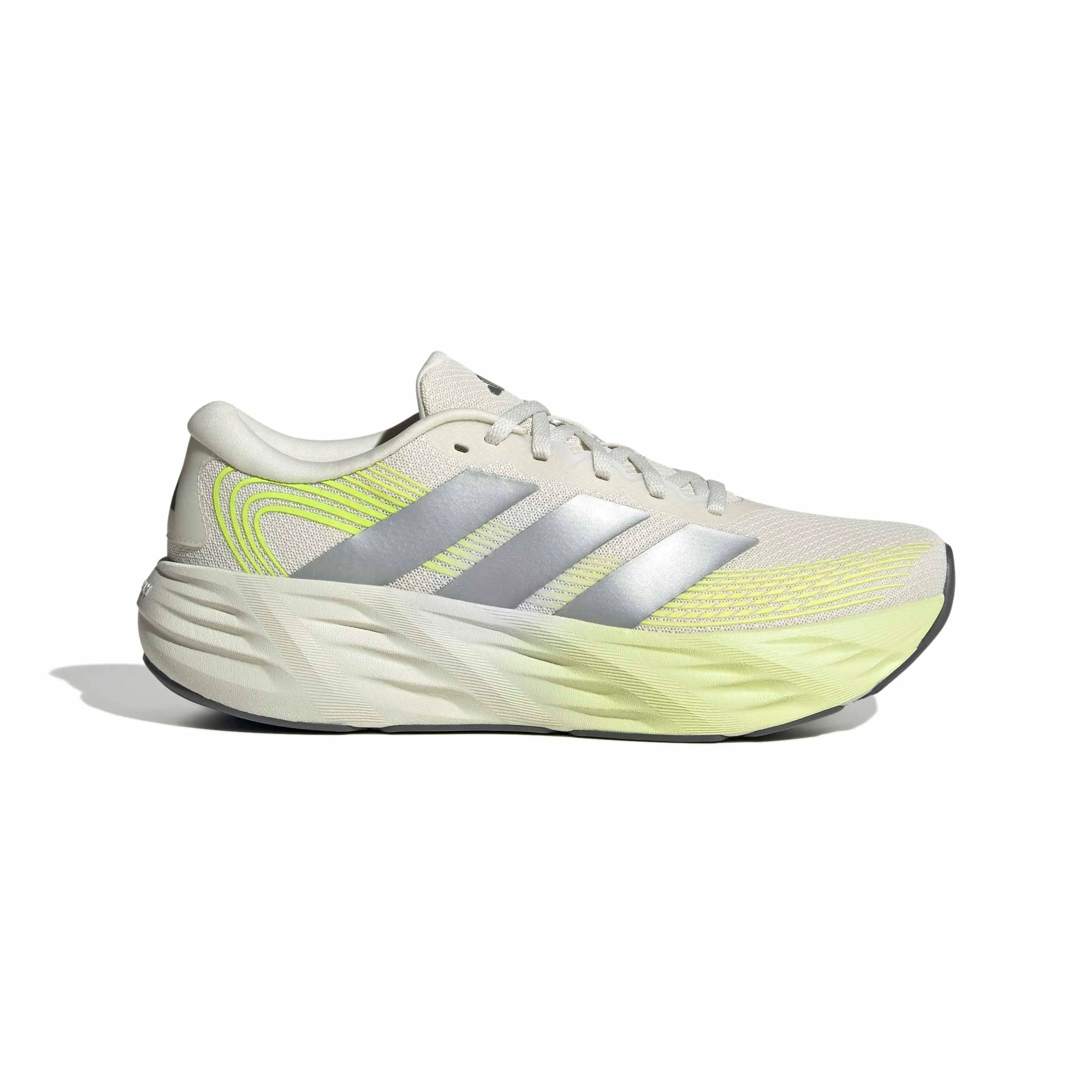 adidas Uomo Galaxy 8 Running Shoes, White Tint/Grey Five/Signal Green, 42 EU - immagine 2