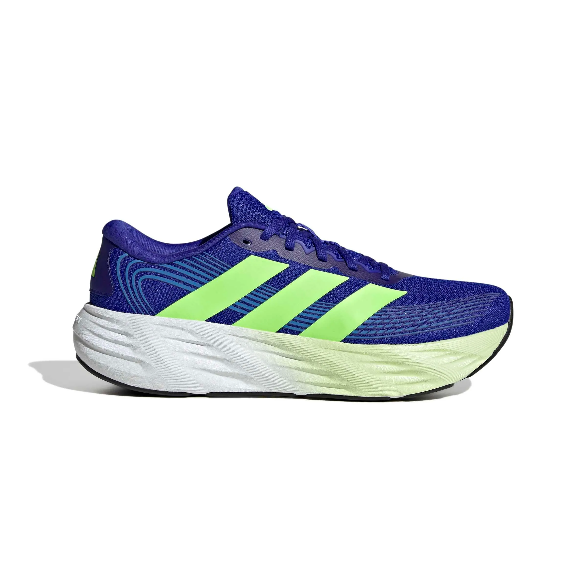 adidas Uomo Galaxy 8 Running Shoes, Lucid Blue/Signal Green/Ray Blue, 42 EU - immagine 3