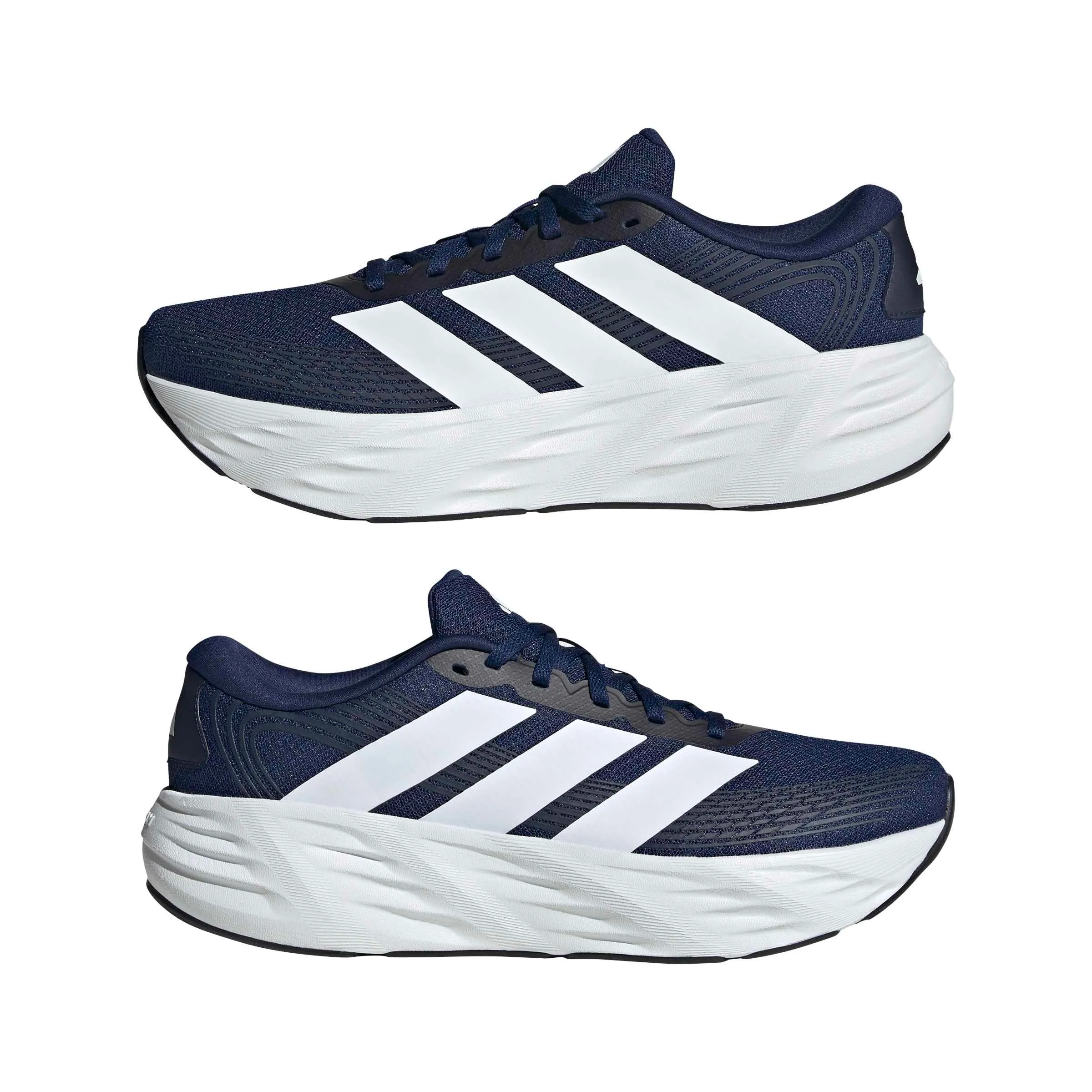 adidas Uomo Galaxy 8 Running Shoes, Dark Blue/Ftwr White/Night Indigo, 49 1/3 EU - immagine 7