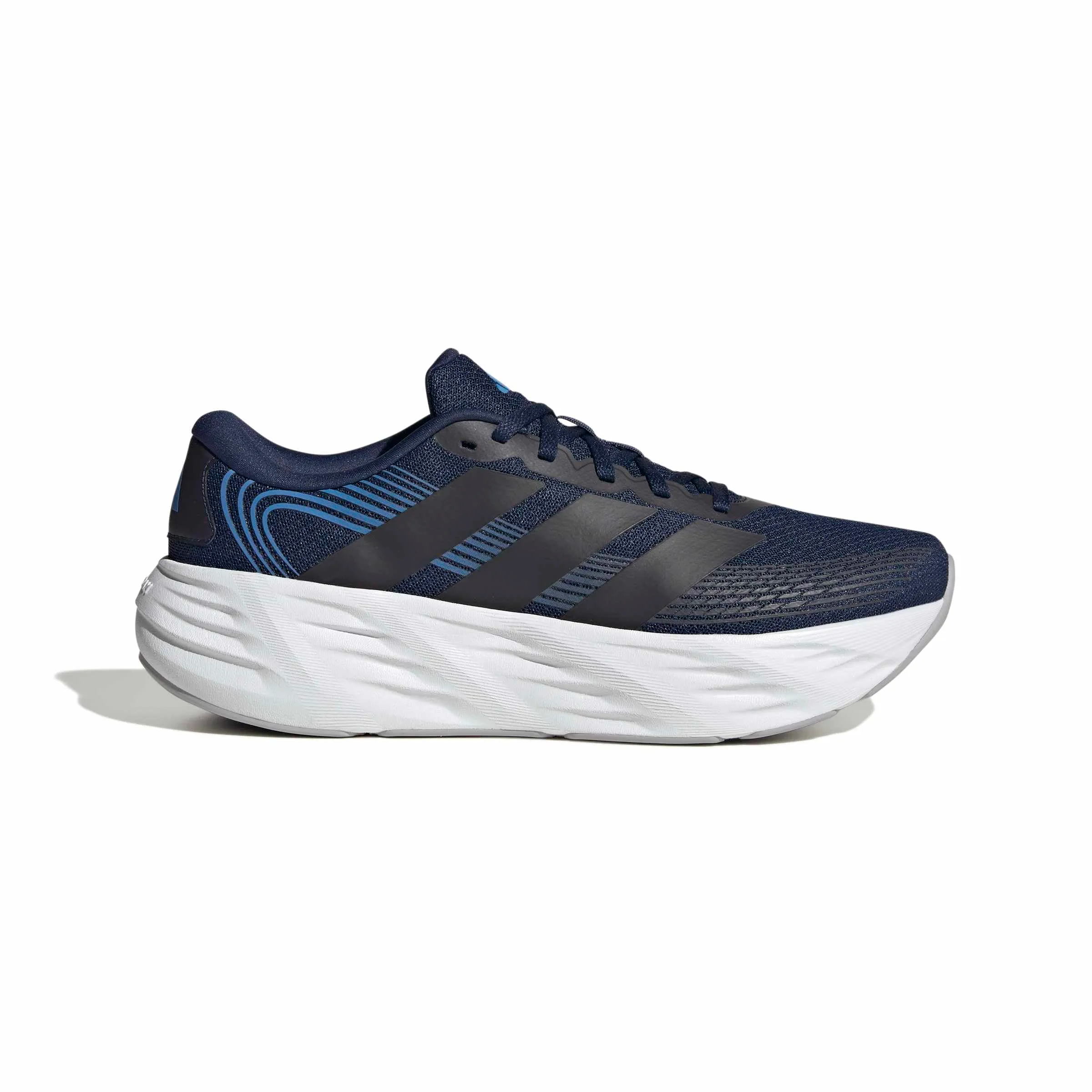 adidas Uomo Galaxy 8 Running Shoes, Night Indigo/Core Black/Lucid Ray Blue, 44 EU - immagine 2