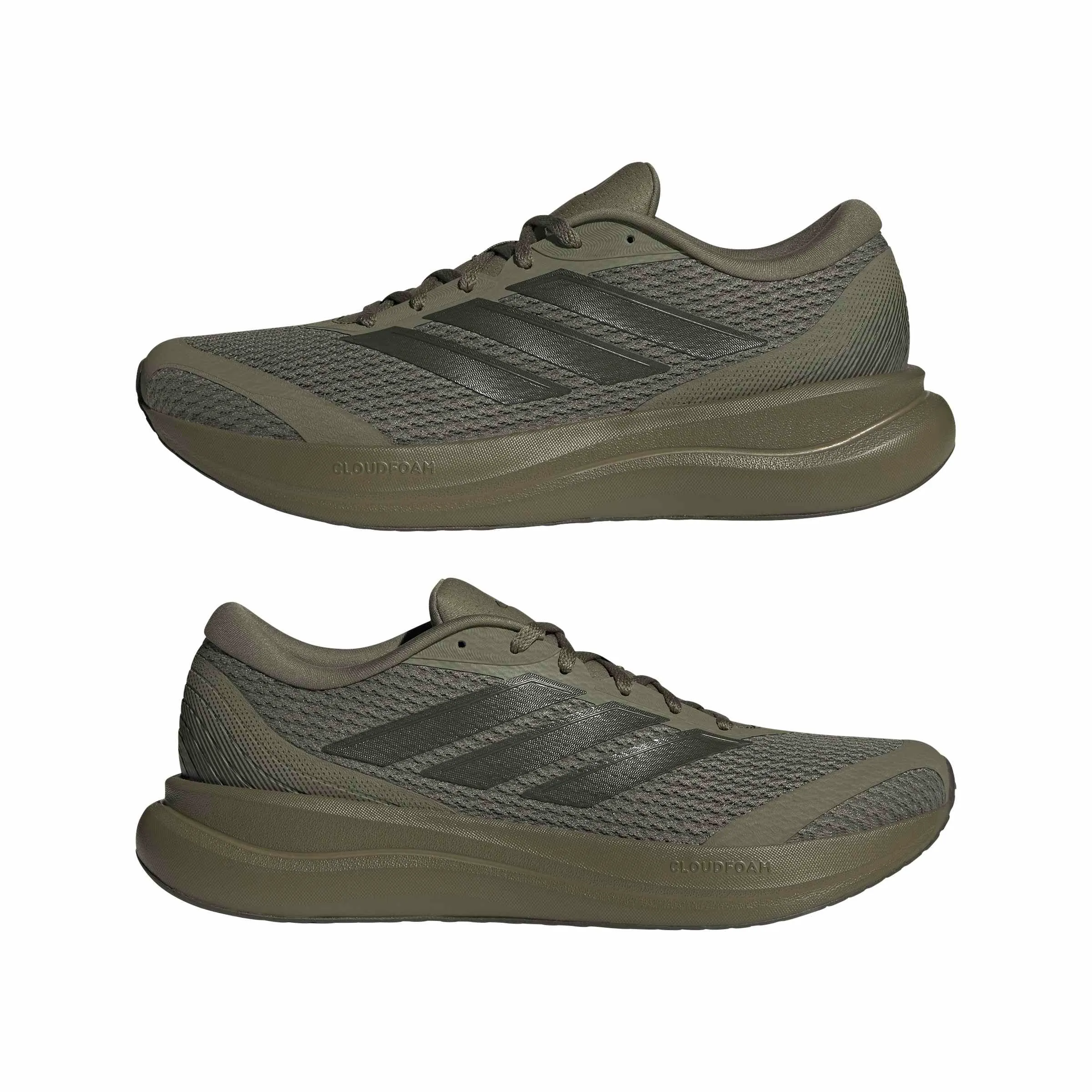 adidas Uomo Runfalcon 6 Shoes, Olive Strata/Shadow Olive/Core Black, 40 2/3 EU - immagine 8