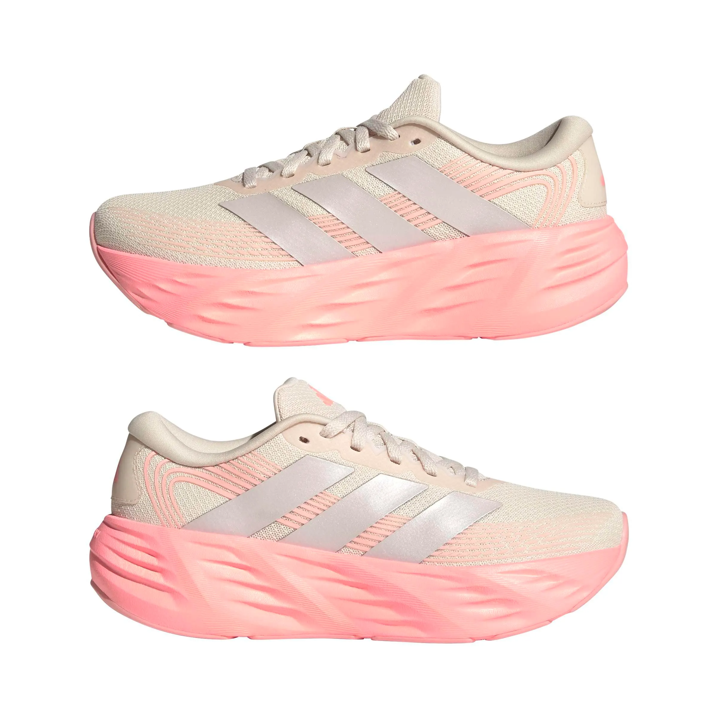 adidas Donna Galaxy 8 Running Shoes, Wonder White/Putty Mauve/Frozen Turbo, 42 EU - immagine 6