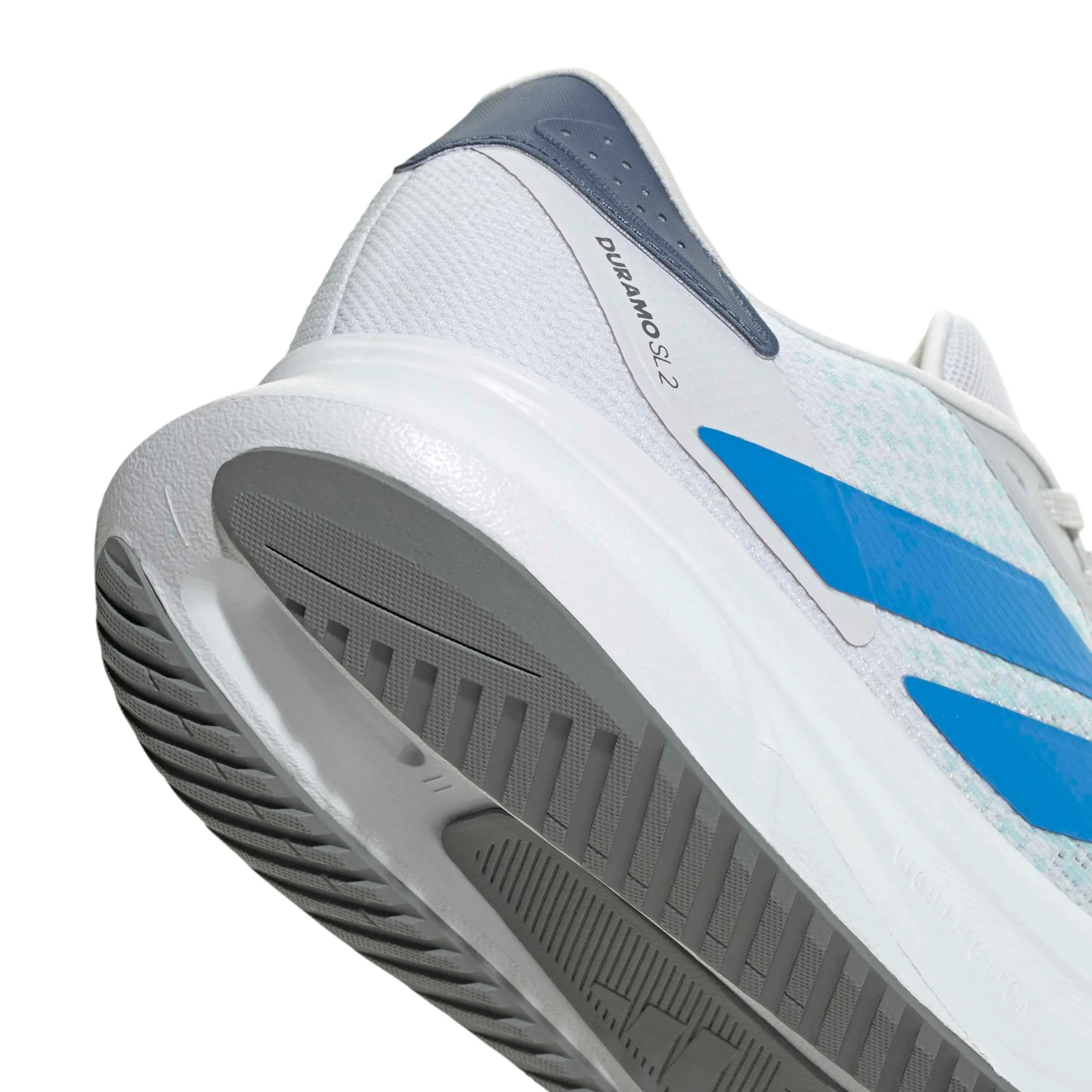 adidas Uomo Duramo SL 2 Running Shoes, Dash Grey/Lucid Ray Blue/Tech Ink, 36 EU - immagine 7