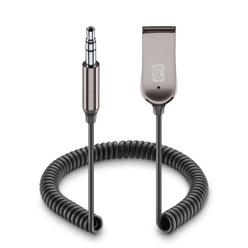 Cellularline Cavo Ricevitore Bluetooth Jack 3.5 e USB-A - immagine 1