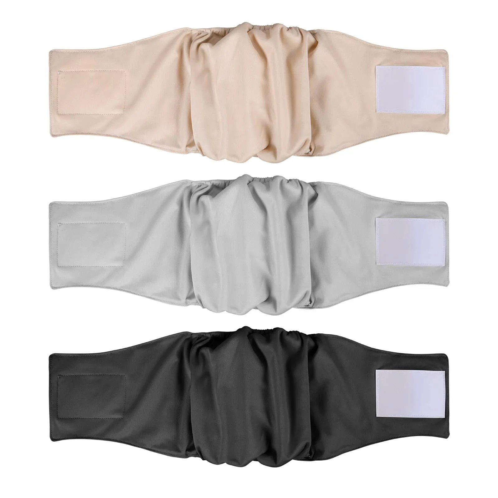 VSSHE Pannolini riutilizzabili per cani, confezione da 3 pannolini per cani super assorbenti, lavabili, comodi, ecologici, mutandine sanitarie per animali domestici, pantaloni per incontinenza per - immagine 1