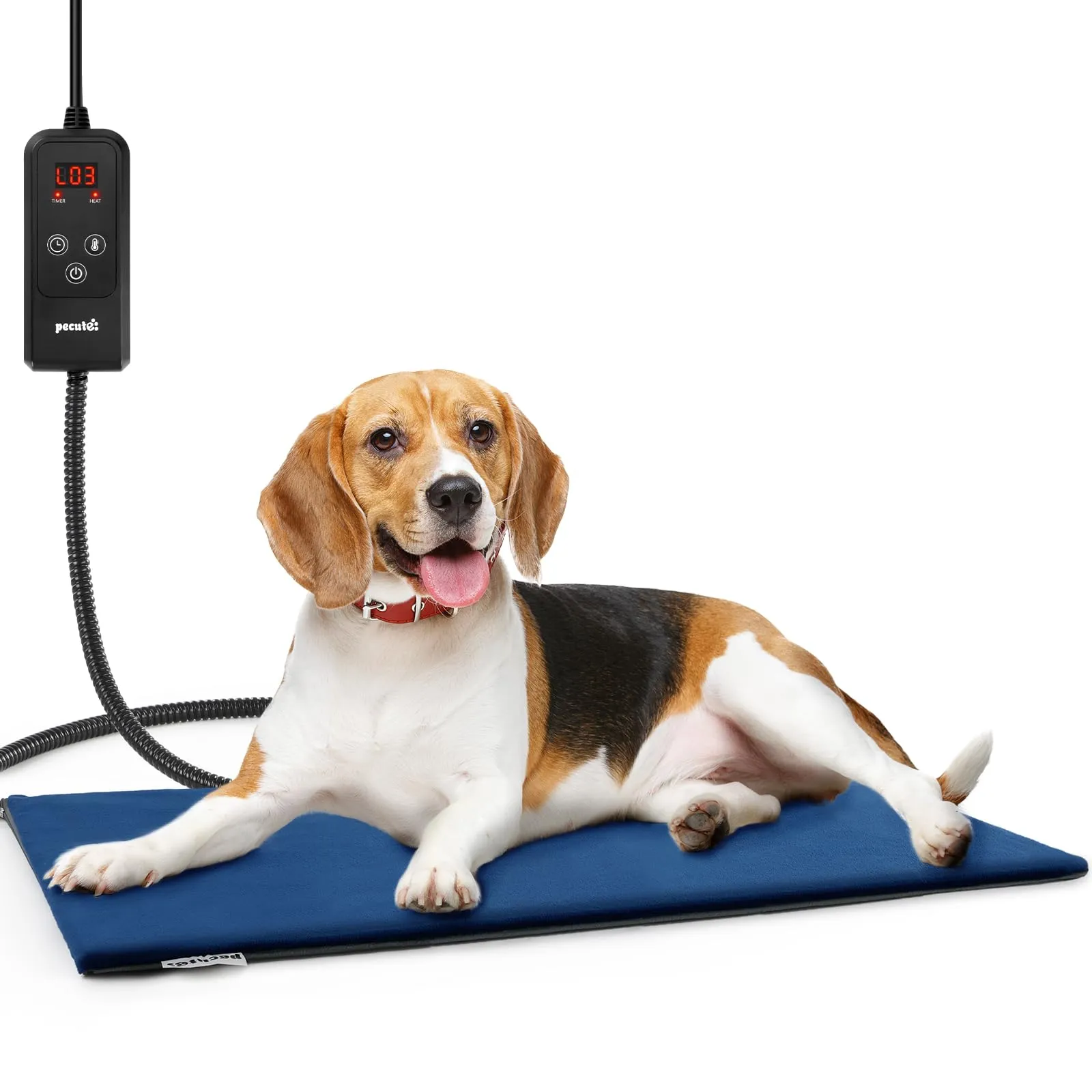 Pecute Tappetino Riscaldante per Cani e Gatti con Controller a 6 Stadi - immagine 1