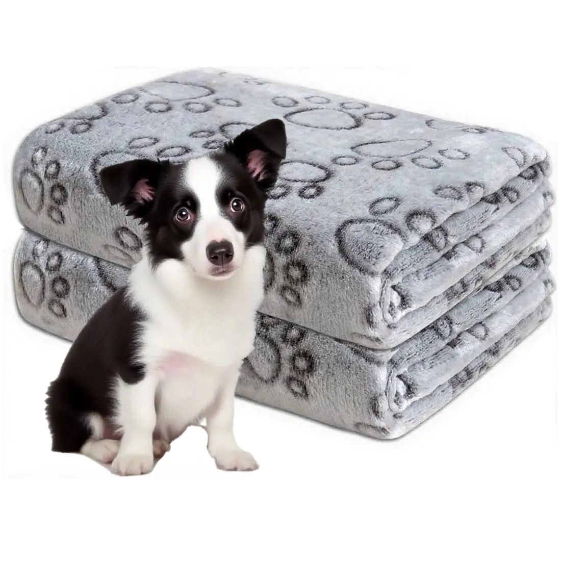 2 Pezzi Coperta Per Cani E Gatti In Flanella Antipelo, Ultra Morbida, Misure 60X40 cm, Coperta Cane E Gatto Calde E Lavabili, Ideali Per Tutte Le Stagioni - immagine 1