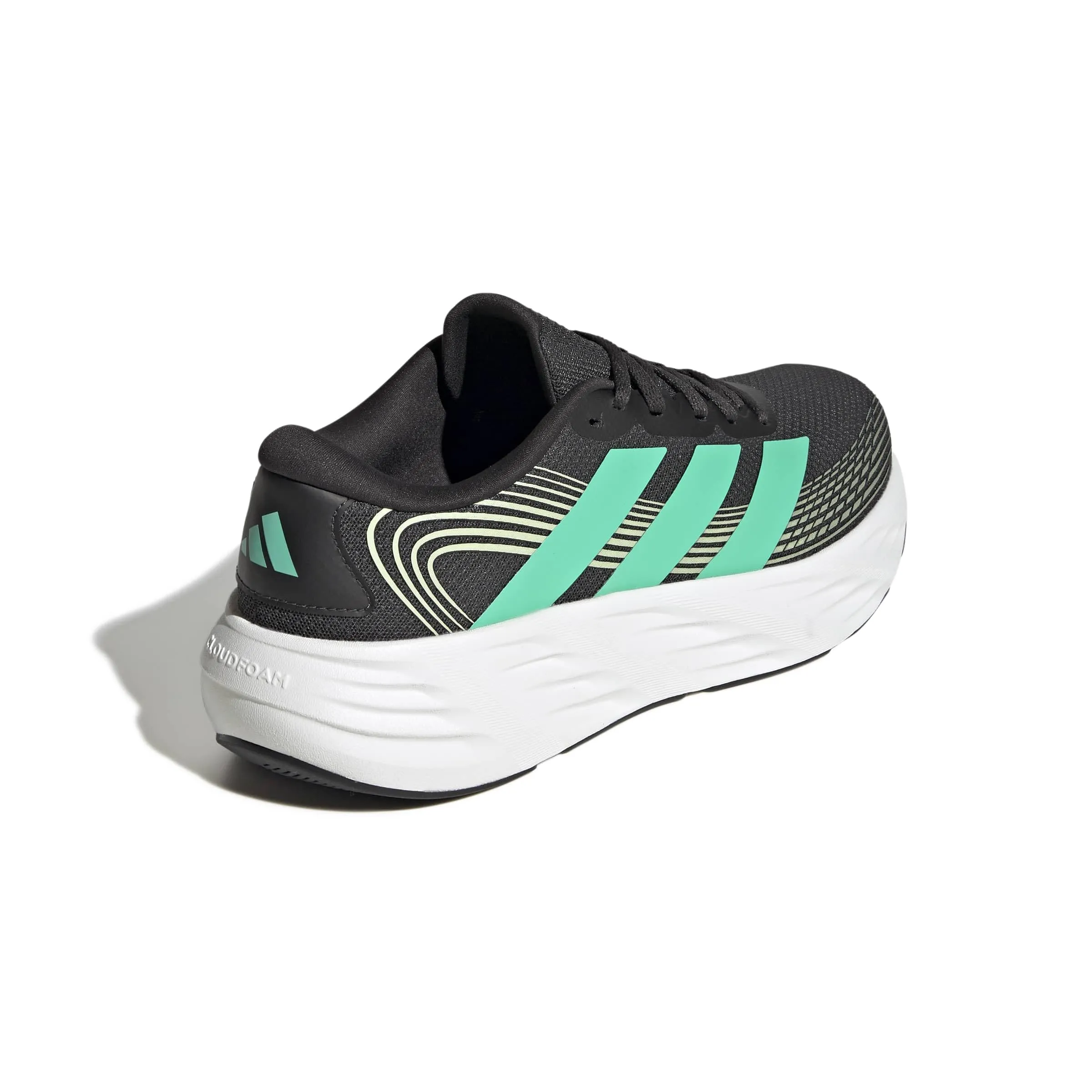 adidas Uomo Galaxy 8 Running Shoes, Carbon/Hi-RES Green/Almost Lime, 44 EU - immagine 6