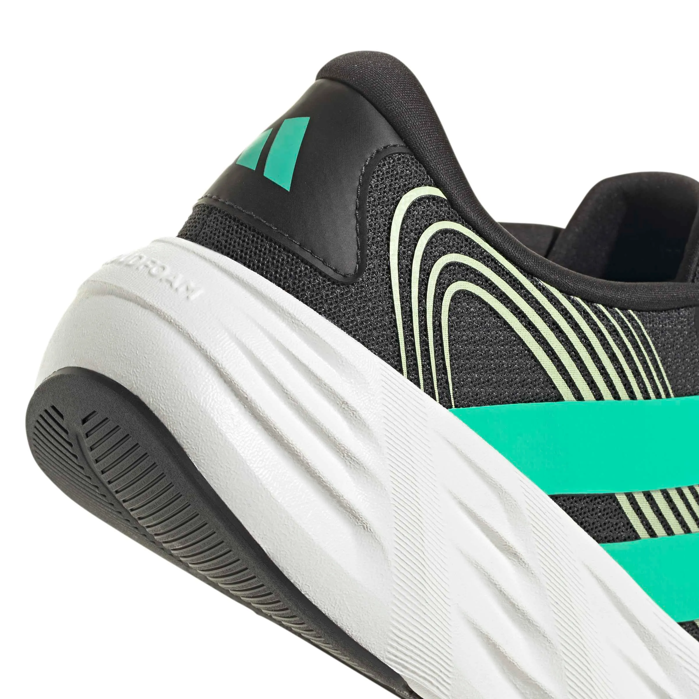 adidas Uomo Galaxy 8 Running Shoes, Carbon/Hi-RES Green/Almost Lime, 42 2/3 EU - immagine 5