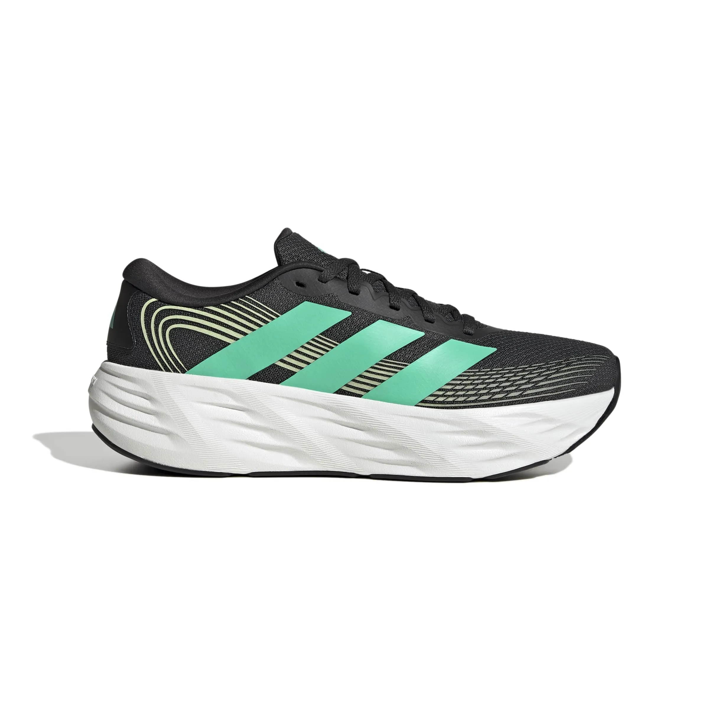 adidas Uomo Galaxy 8 Running Shoes, Carbon/Hi-RES Green/Almost Lime, 46 2/3 EU - immagine 2