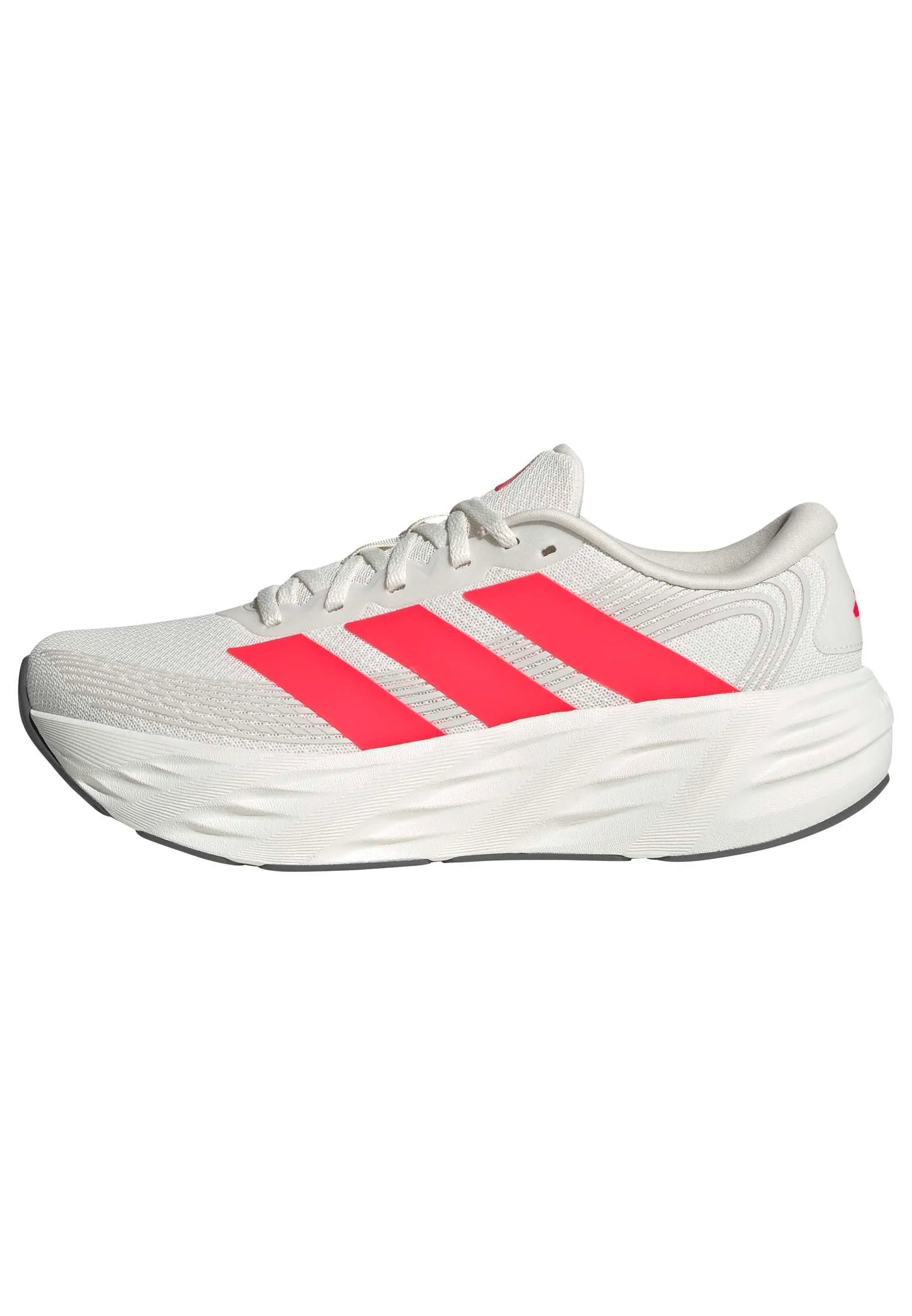 adidas Uomo Galaxy 8 Running Shoes, Cloud White/Lucid Red/Grey One, 46 EU - immagine 1