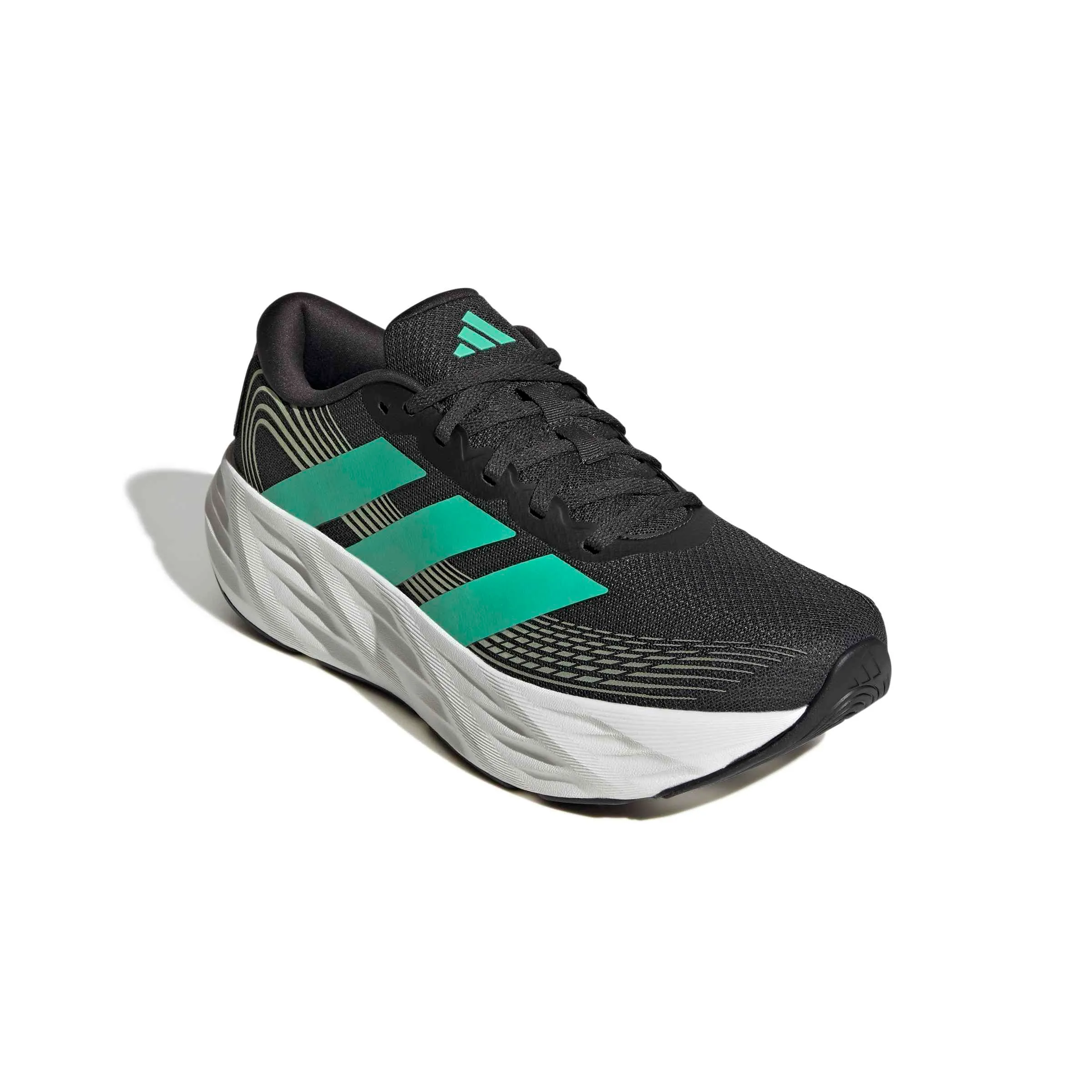 adidas Uomo Galaxy 8 Running Shoes, Carbon/Hi-RES Green/Almost Lime, 43 1/3 EU - immagine 3