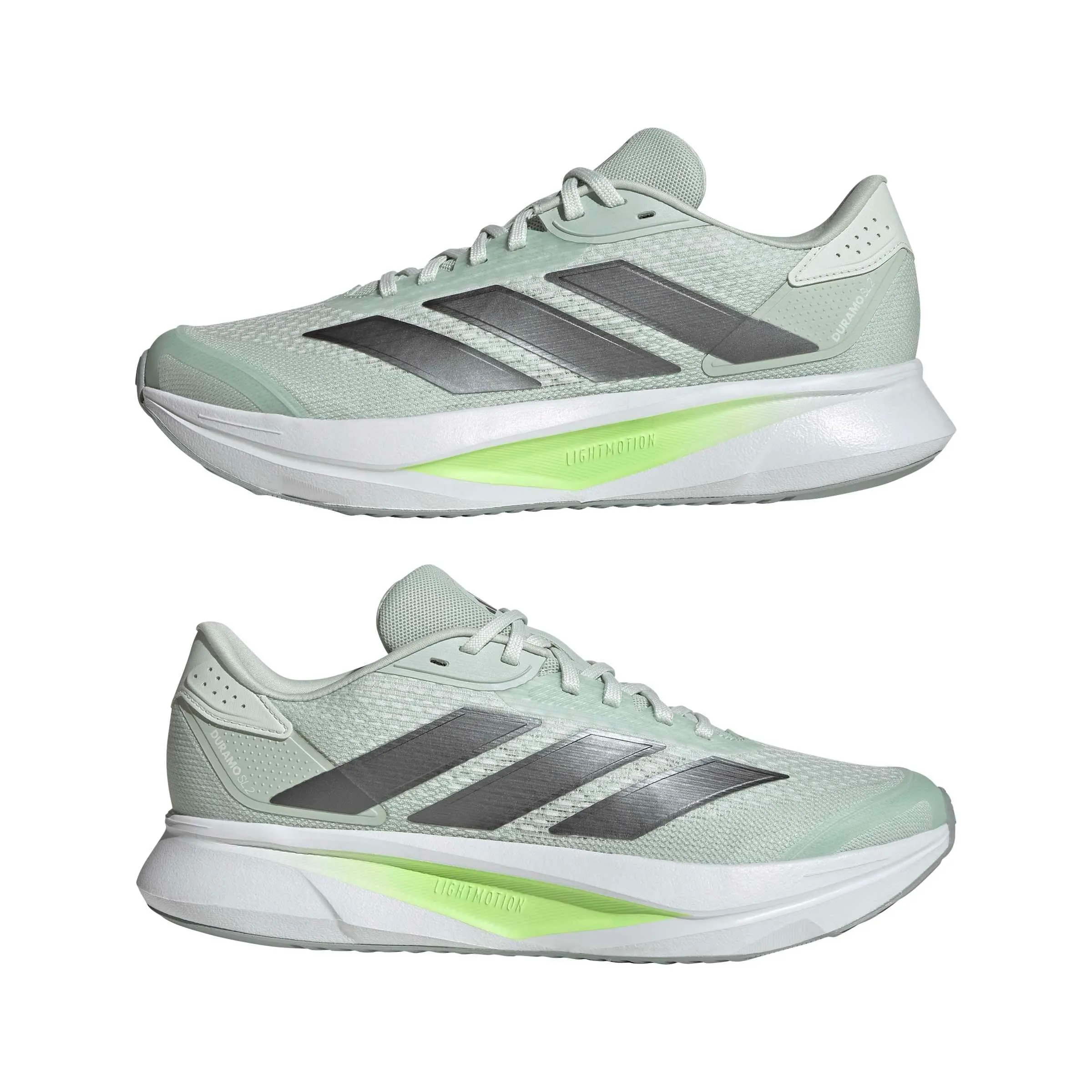 adidas Uomo Duramo SL 2 Running Shoes, Linen Green/Iron Met./Crystal Jade, 48 EU - immagine 8