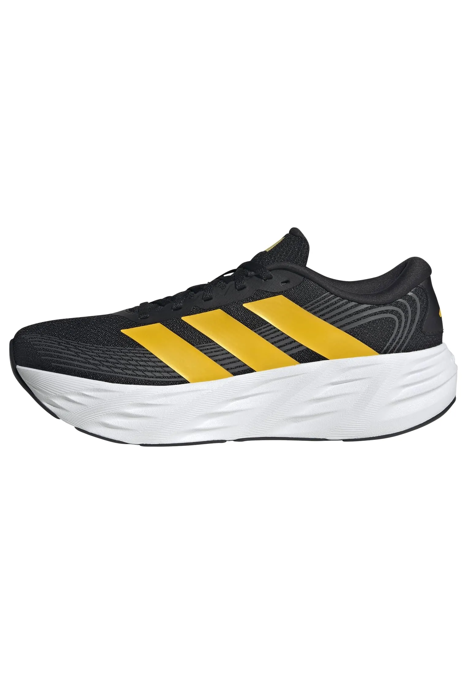 adidas Uomo Galaxy 8 Running Shoes, Core Black/Bold Gold/Carbon, 40 EU - immagine 1