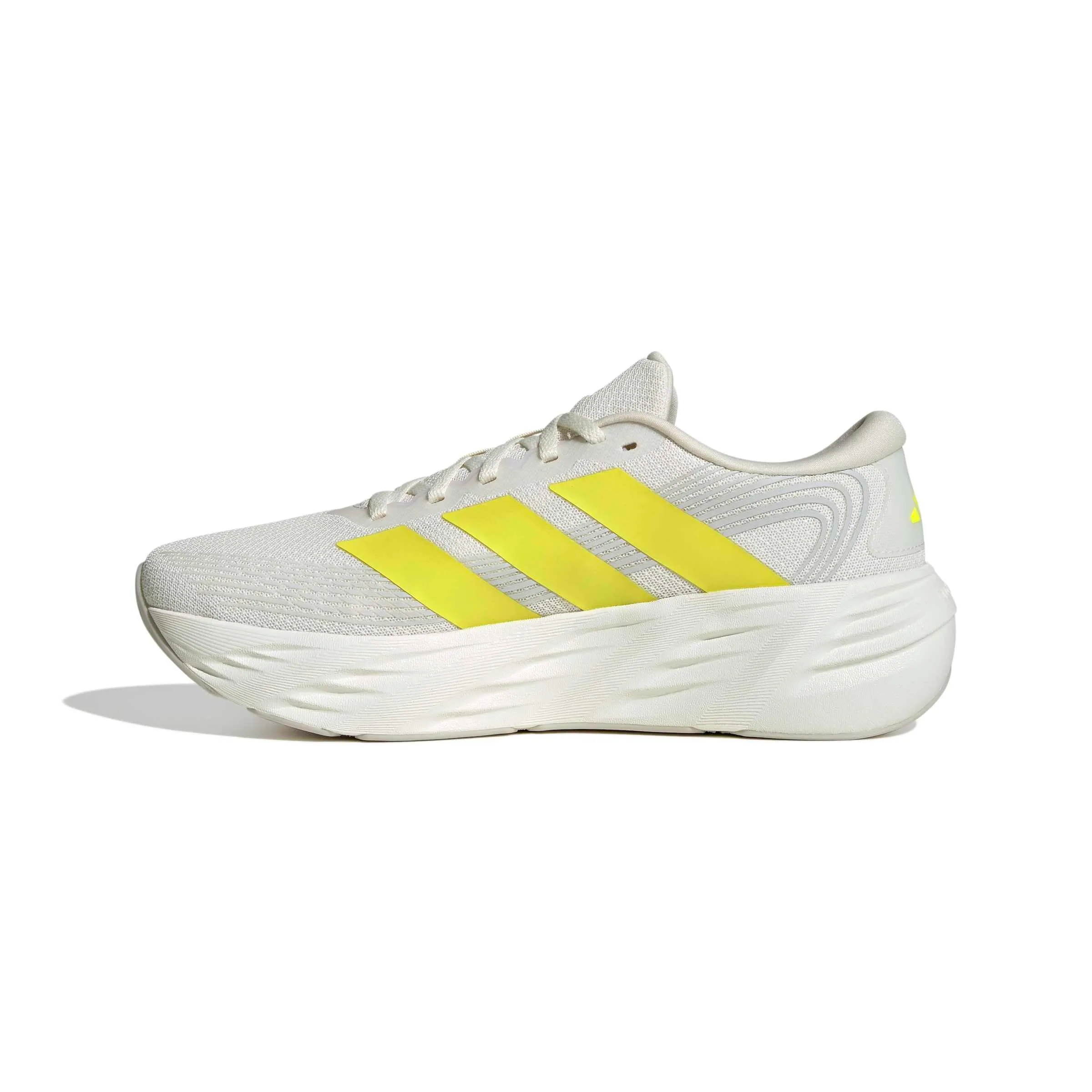 adidas Uomo Galaxy 8 Running Shoes, Cloud White/Pure Lemon/lgh Solid Grey, 44 EU - immagine 1